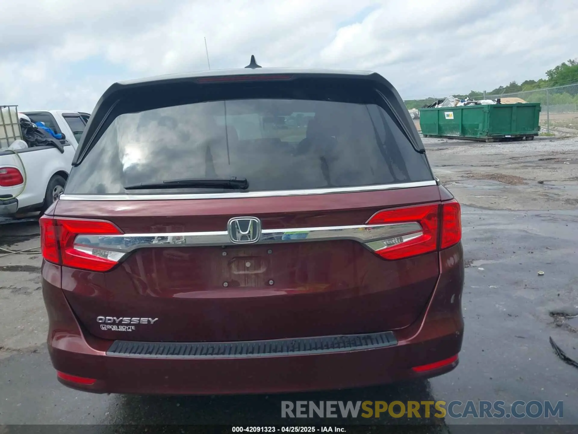 16 fotografías del automóvil dañado 5FNRL6H74LB041613 HONDA ODYSSEY 2020