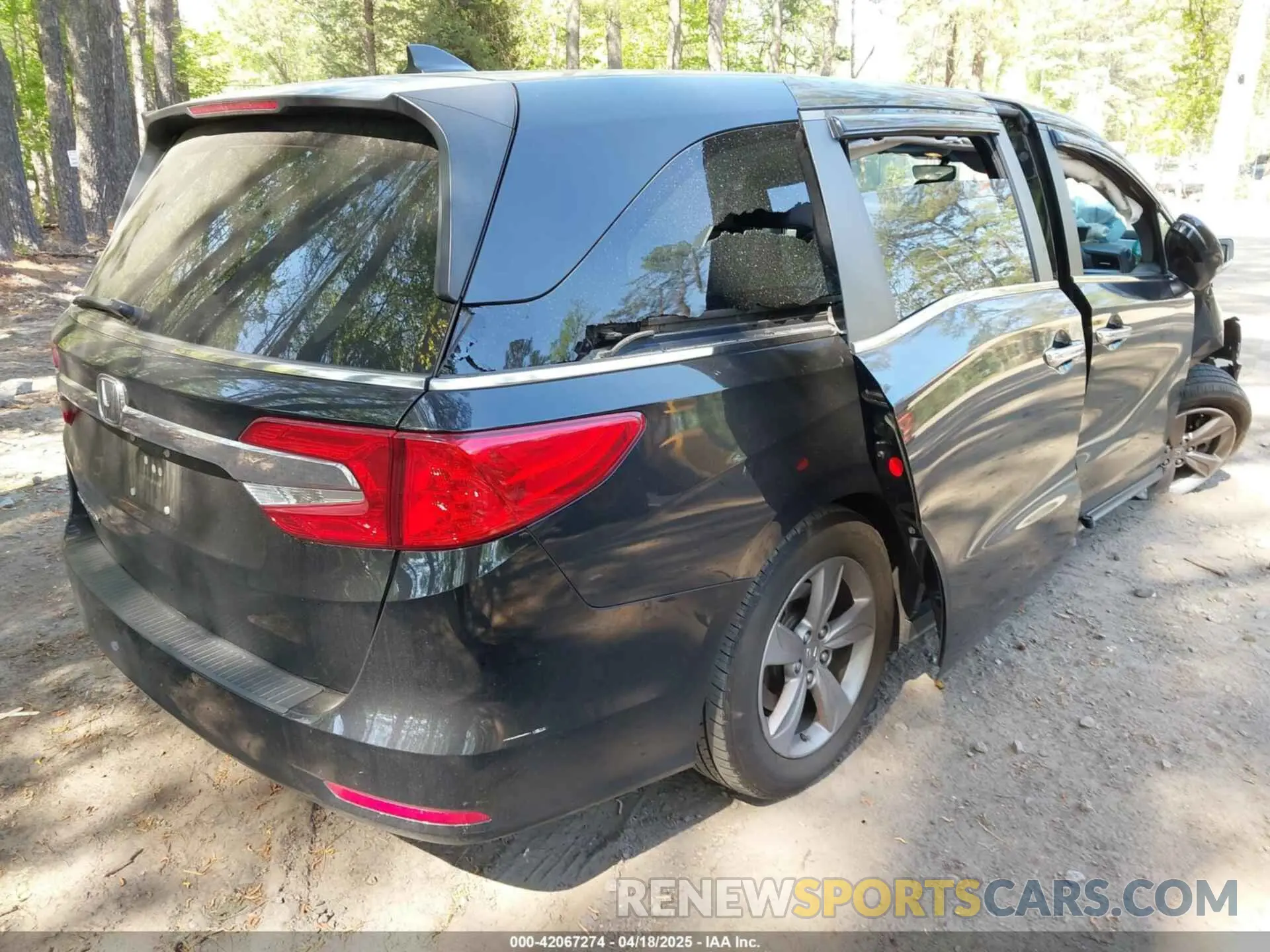 4 fotografías del automóvil dañado 5FNRL6H75LB022763 HONDA ODYSSEY 2020