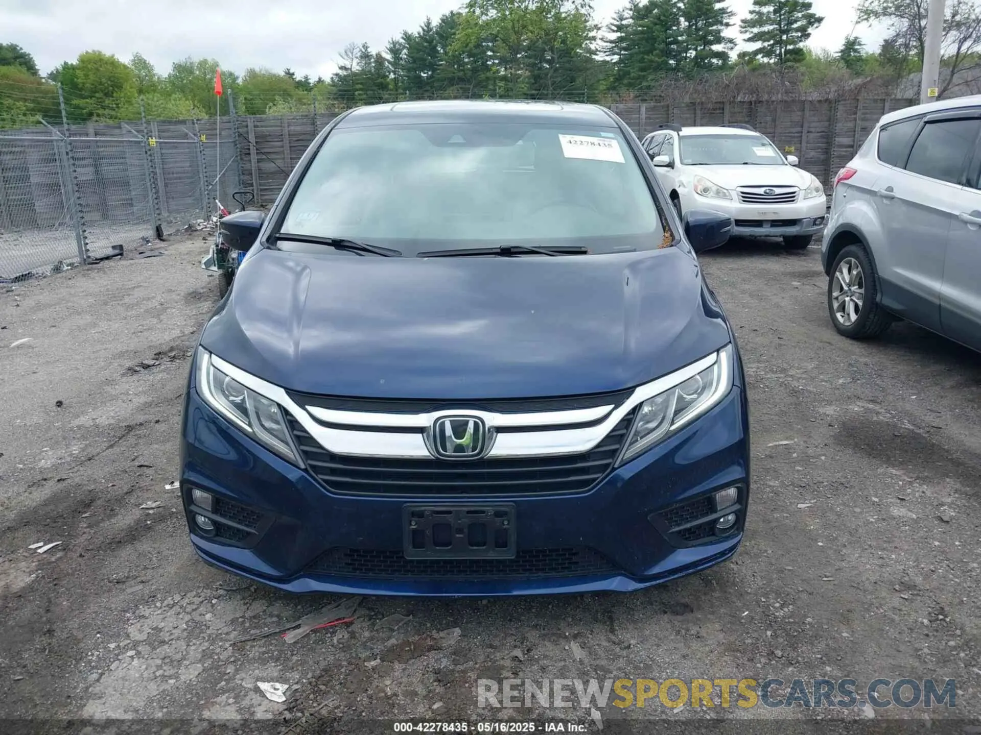 12 fotografías del automóvil dañado 5FNRL6H76LB032282 HONDA ODYSSEY 2020
