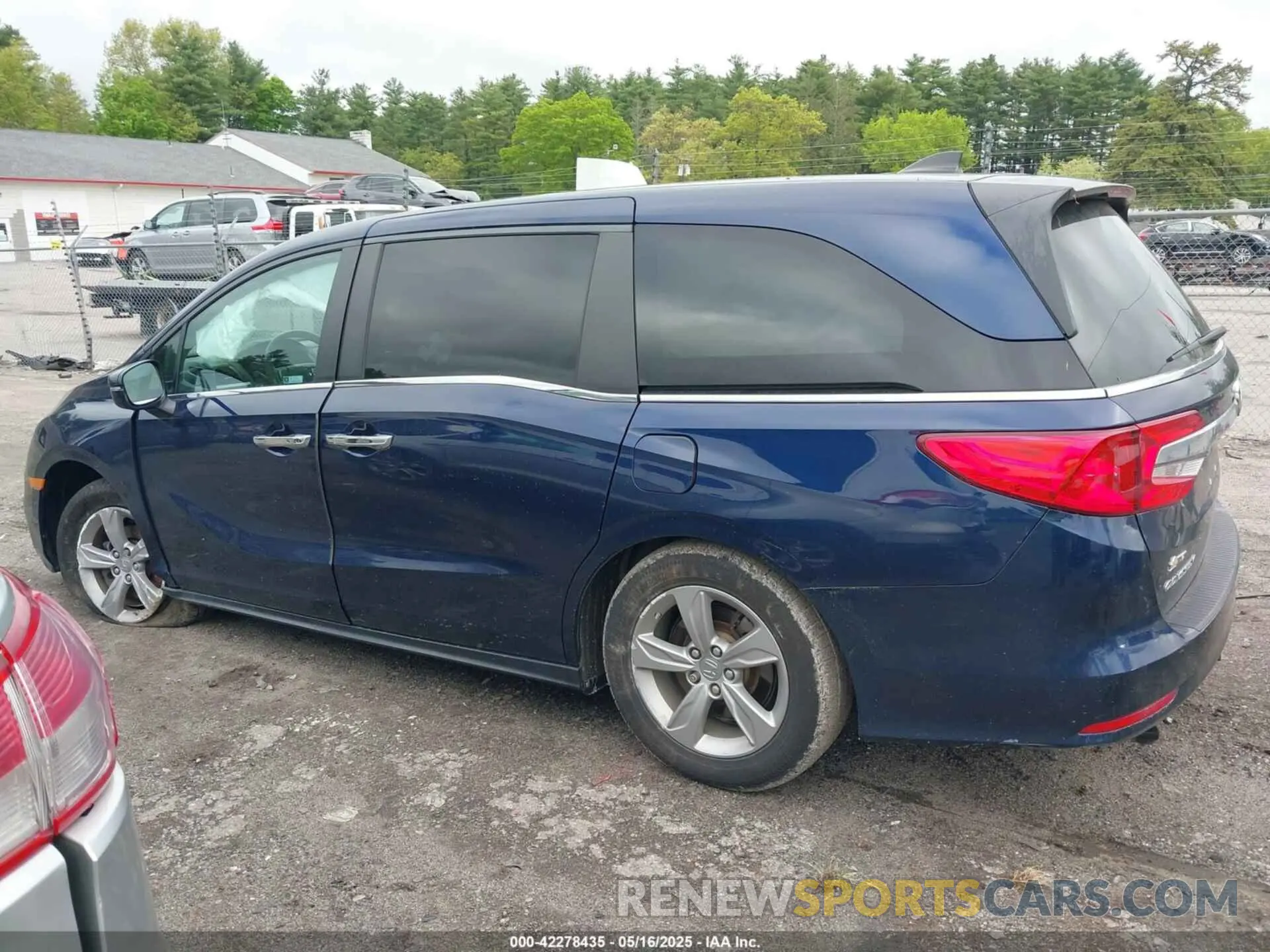 14 fotografías del automóvil dañado 5FNRL6H76LB032282 HONDA ODYSSEY 2020