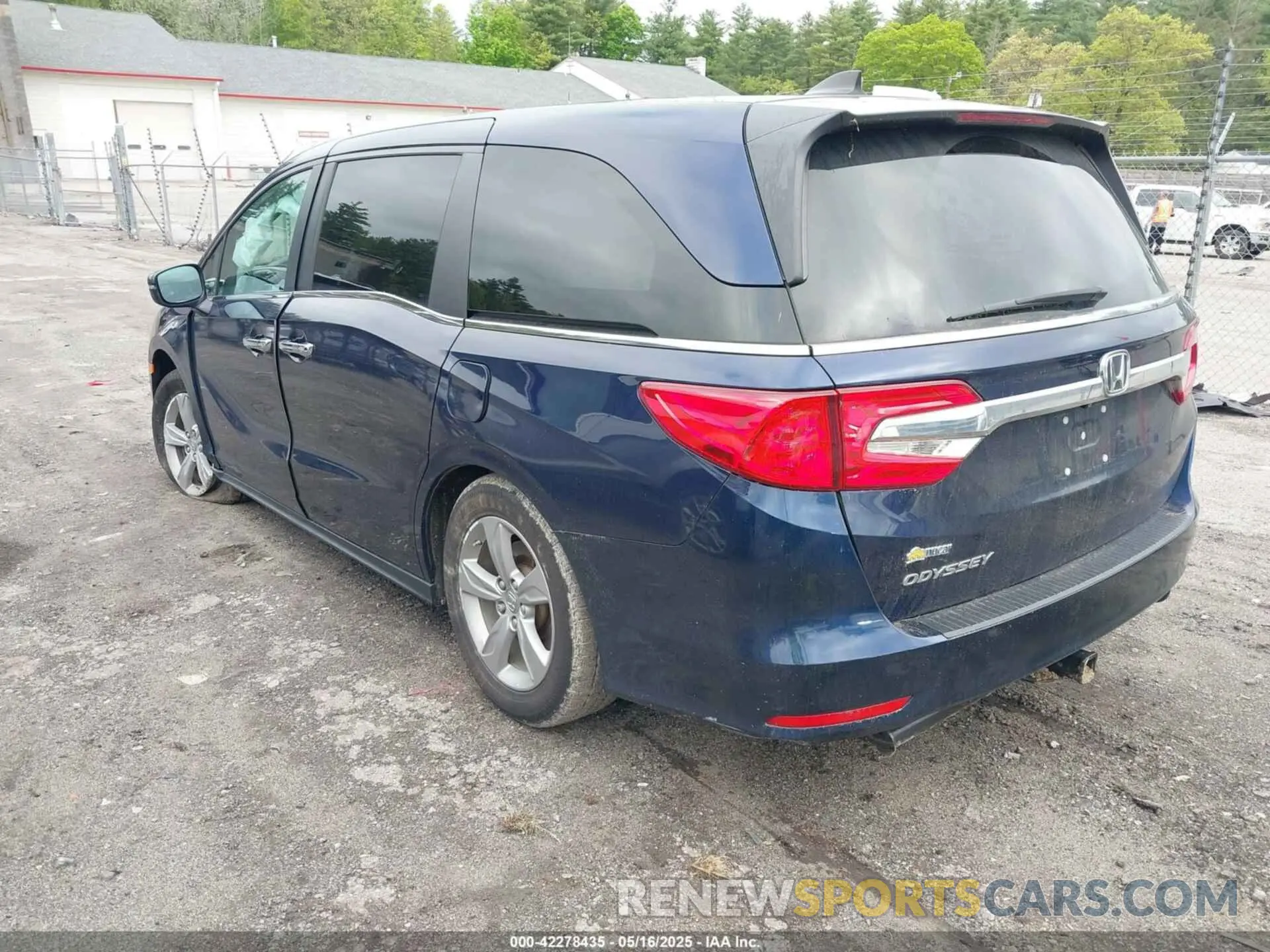 3 fotografías del automóvil dañado 5FNRL6H76LB032282 HONDA ODYSSEY 2020