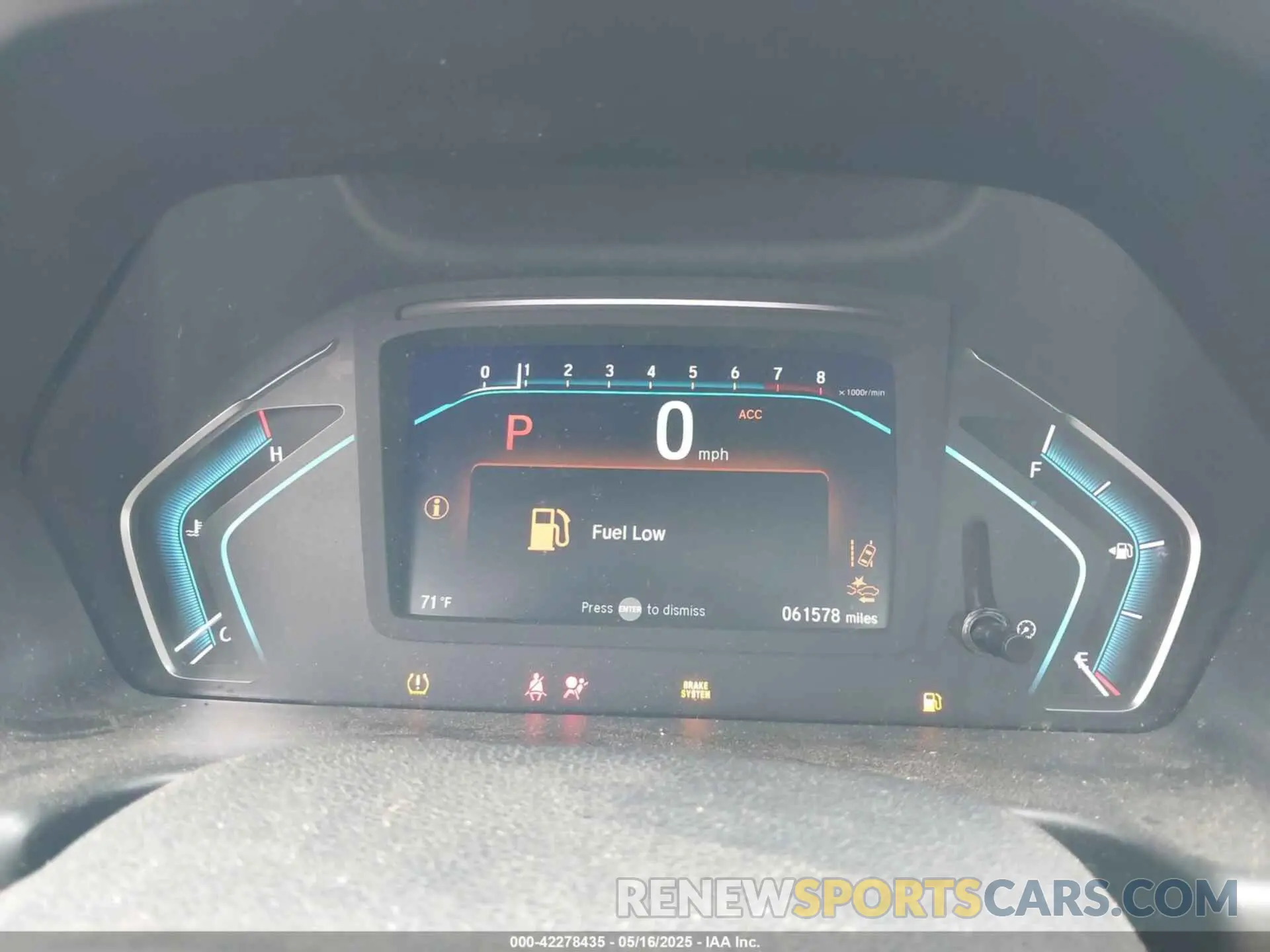 7 fotografías del automóvil dañado 5FNRL6H76LB032282 HONDA ODYSSEY 2020