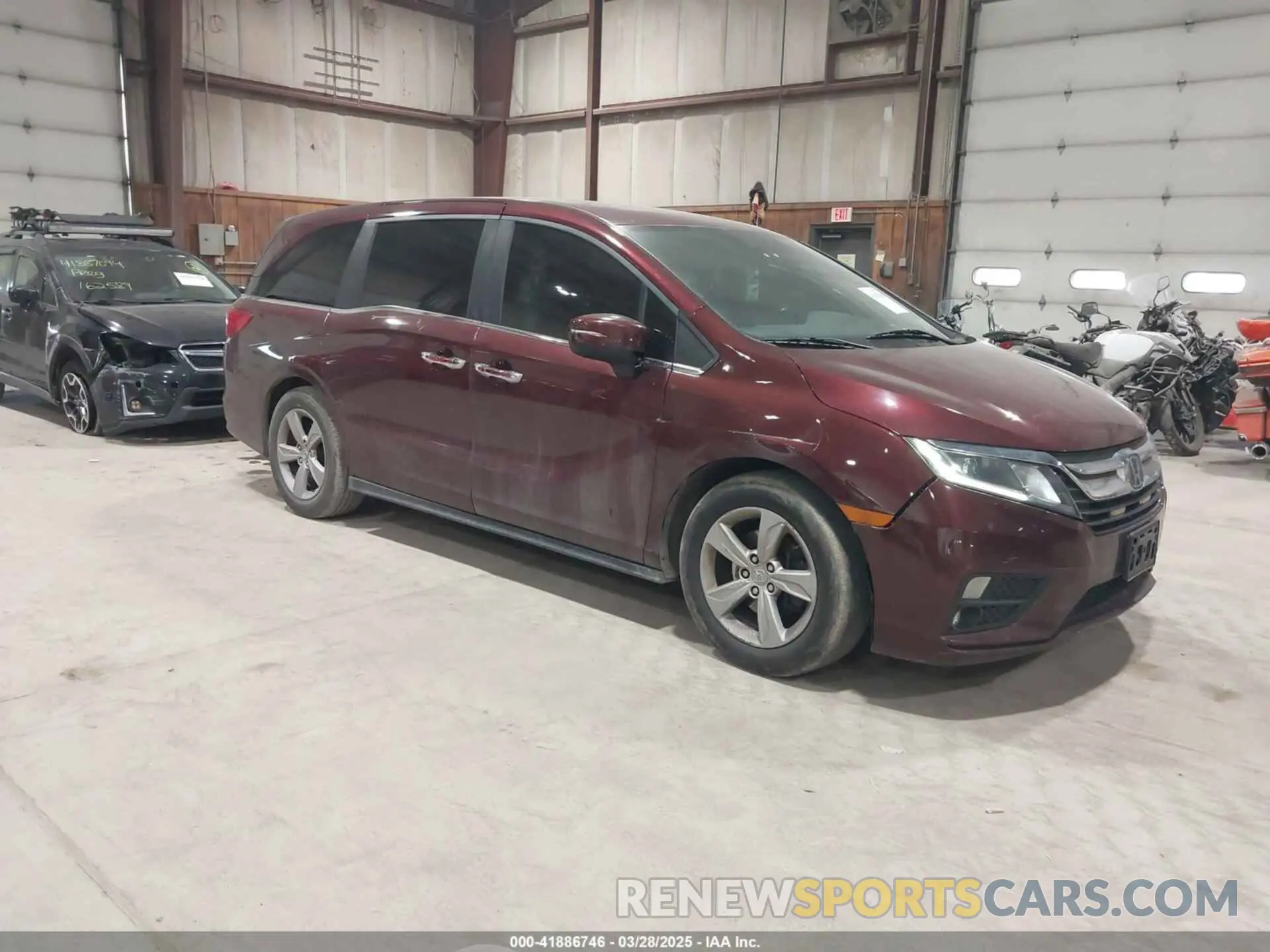 1 fotografías del automóvil dañado 5FNRL6H76LB050622 HONDA ODYSSEY 2020