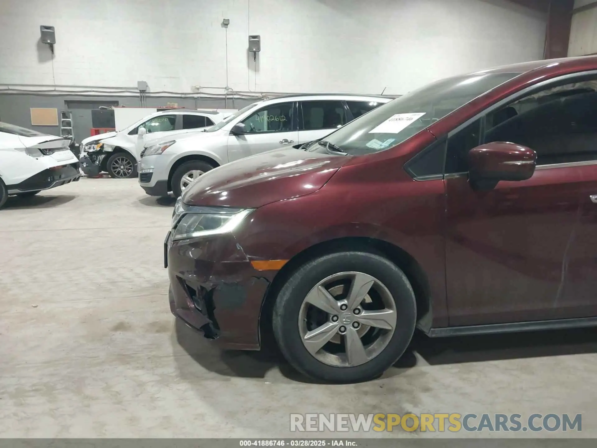 17 fotografías del automóvil dañado 5FNRL6H76LB050622 HONDA ODYSSEY 2020