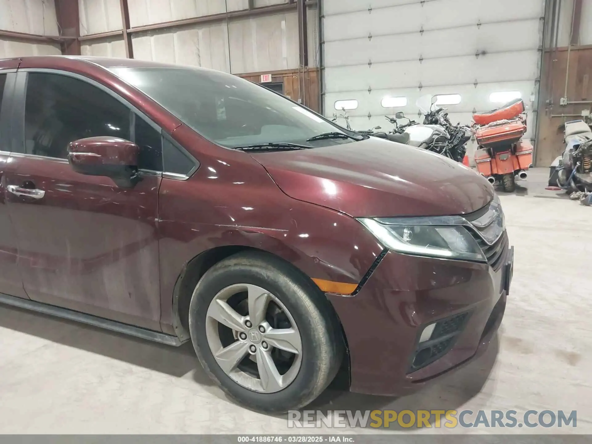 18 fotografías del automóvil dañado 5FNRL6H76LB050622 HONDA ODYSSEY 2020