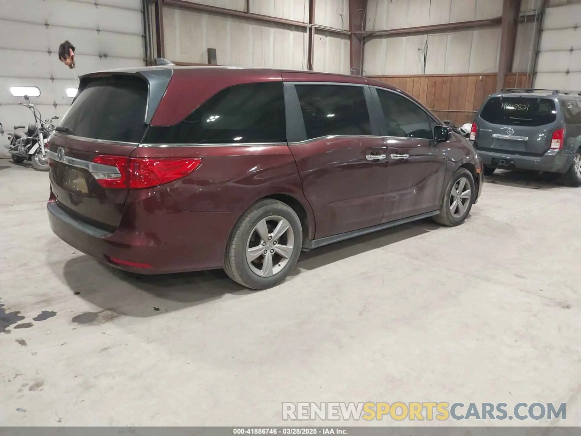 4 fotografías del automóvil dañado 5FNRL6H76LB050622 HONDA ODYSSEY 2020