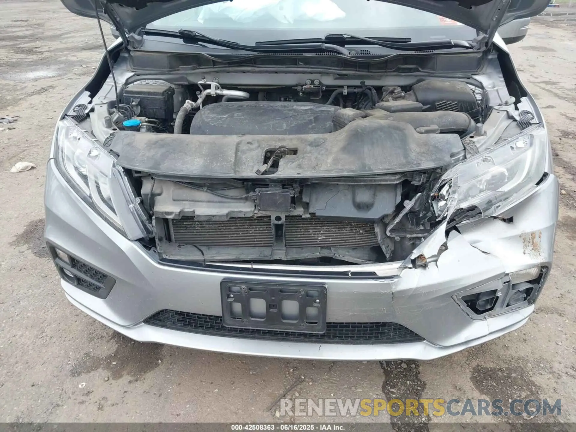 6 fotografías del automóvil dañado 5FNRL6H76LB073396 HONDA ODYSSEY 2020