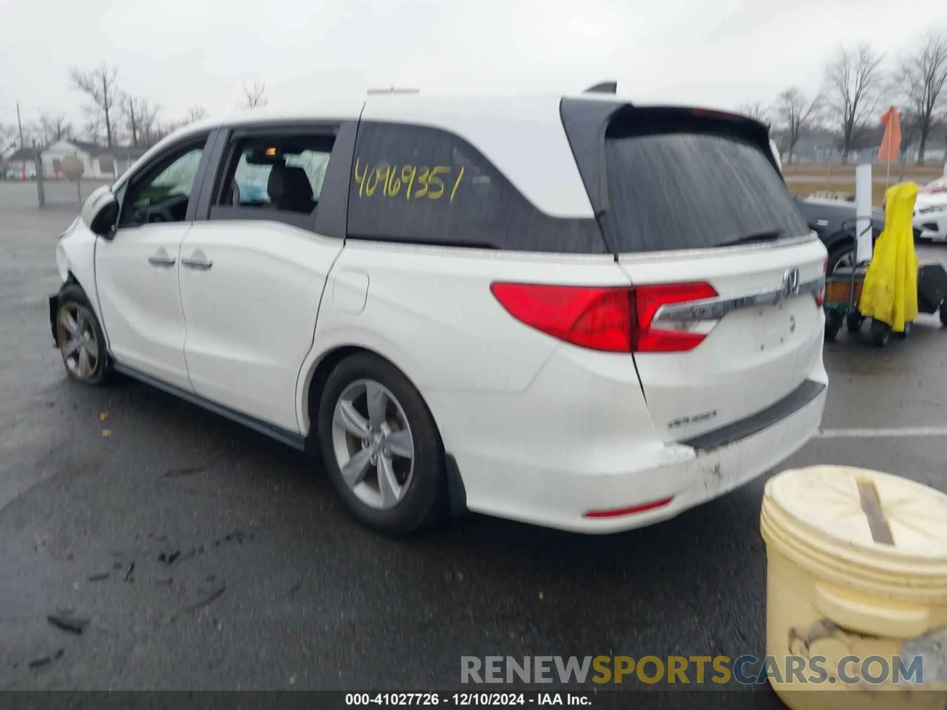 3 fotografías del automóvil dañado 5FNRL6H78LB031411 HONDA ODYSSEY 2020
