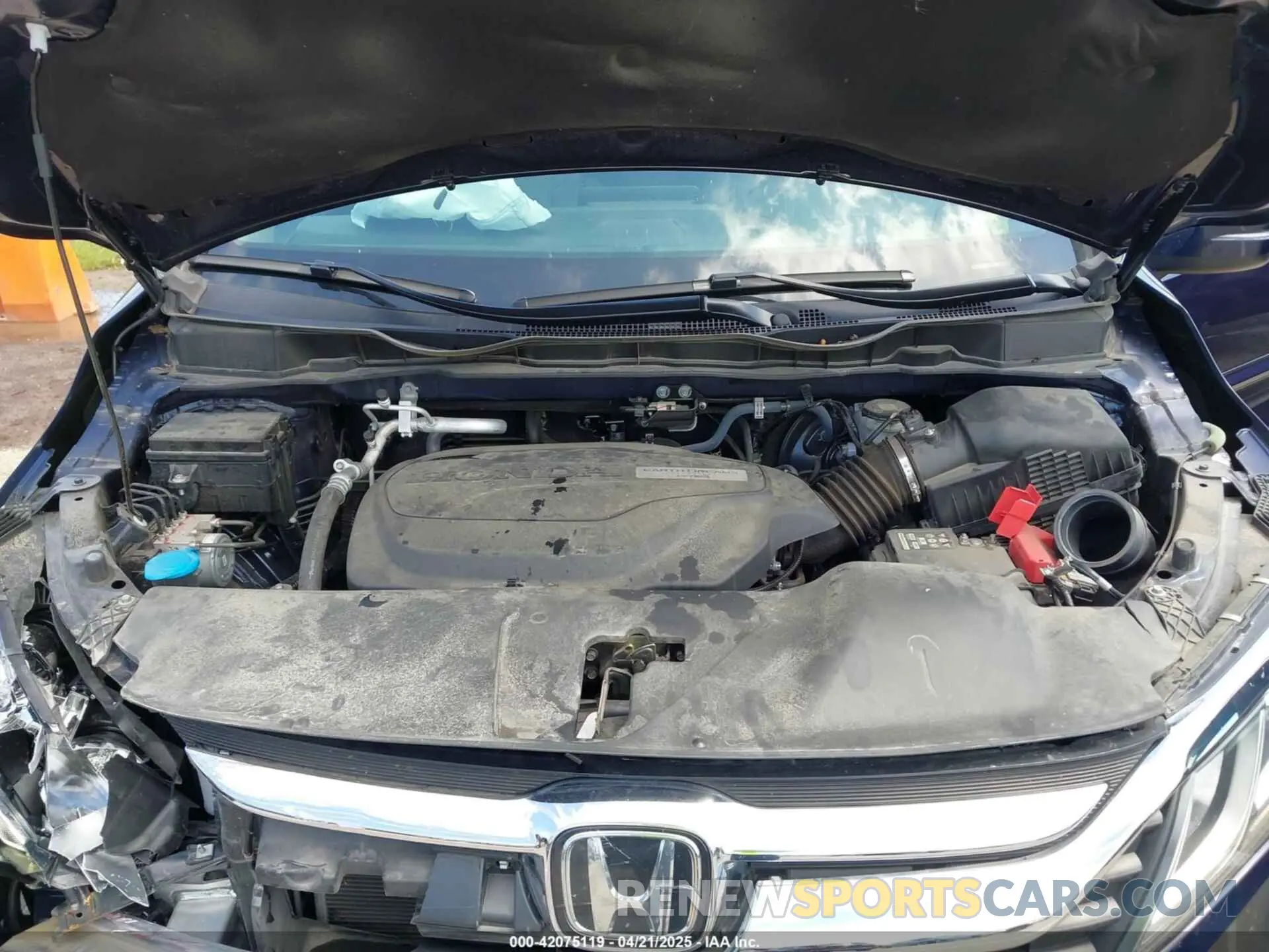 10 fotografías del automóvil dañado 5FNRL6H79LB039226 HONDA ODYSSEY 2020