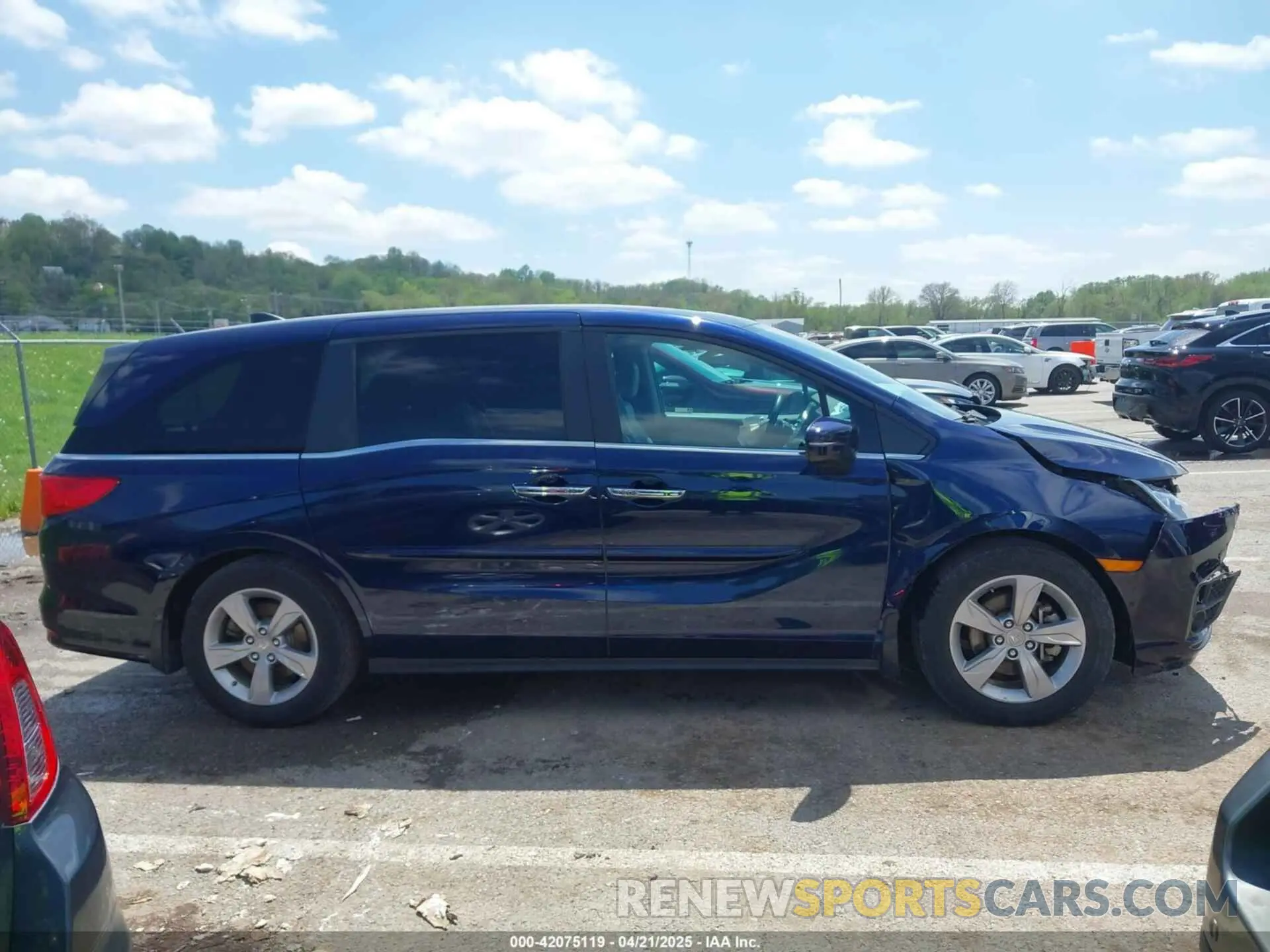 13 fotografías del automóvil dañado 5FNRL6H79LB039226 HONDA ODYSSEY 2020