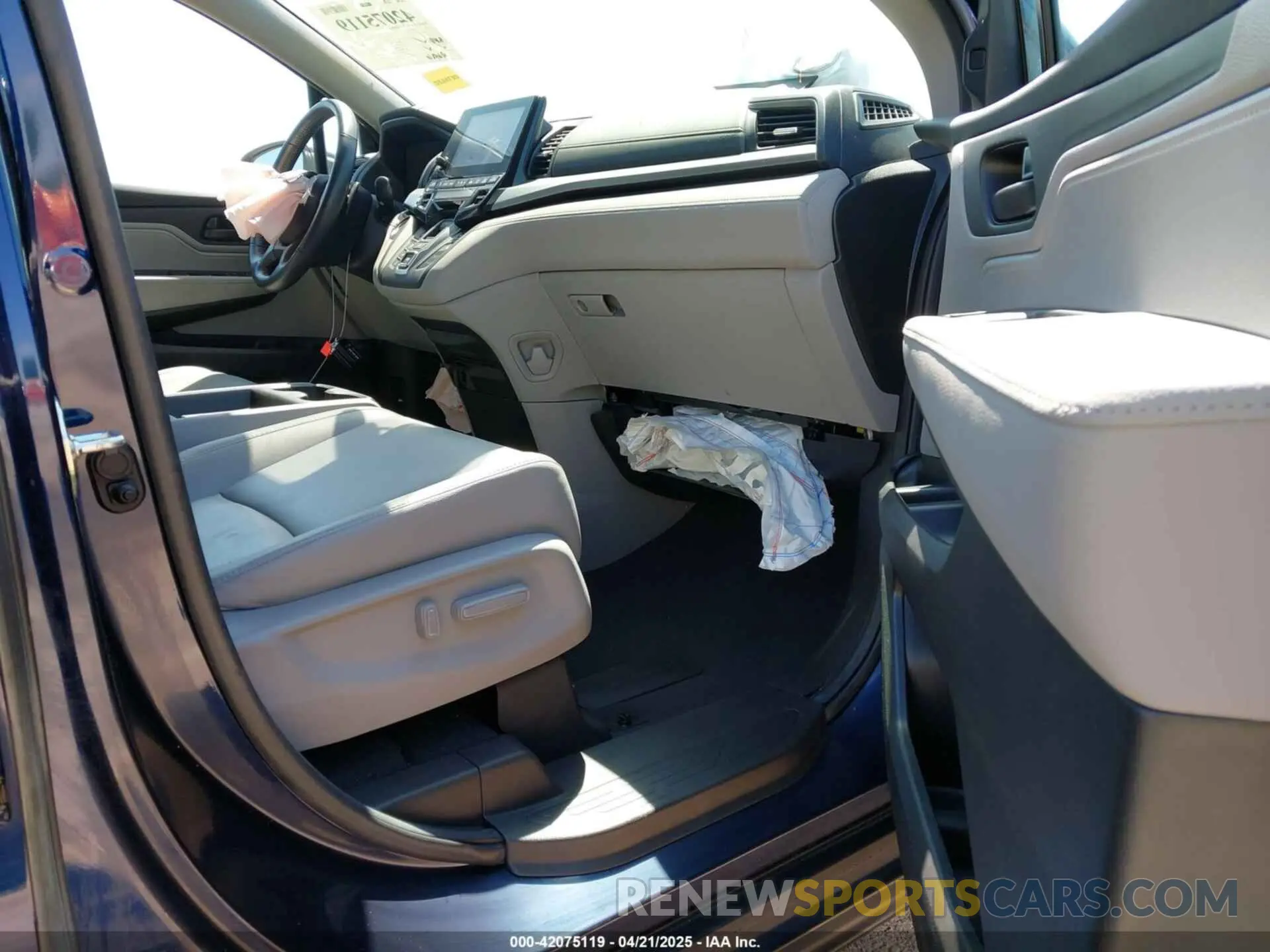 5 fotografías del automóvil dañado 5FNRL6H79LB039226 HONDA ODYSSEY 2020