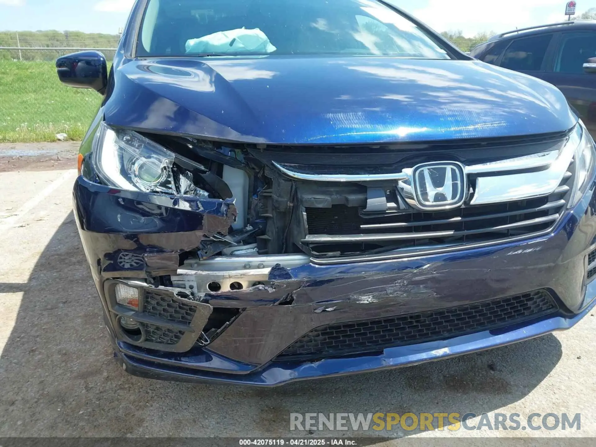 6 fotografías del automóvil dañado 5FNRL6H79LB039226 HONDA ODYSSEY 2020