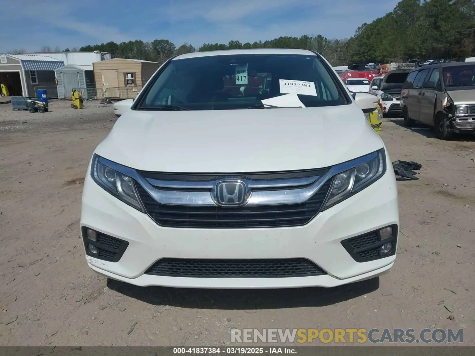 12 fotografías del automóvil dañado 5FNRL6H7XLB023567 HONDA ODYSSEY 2020