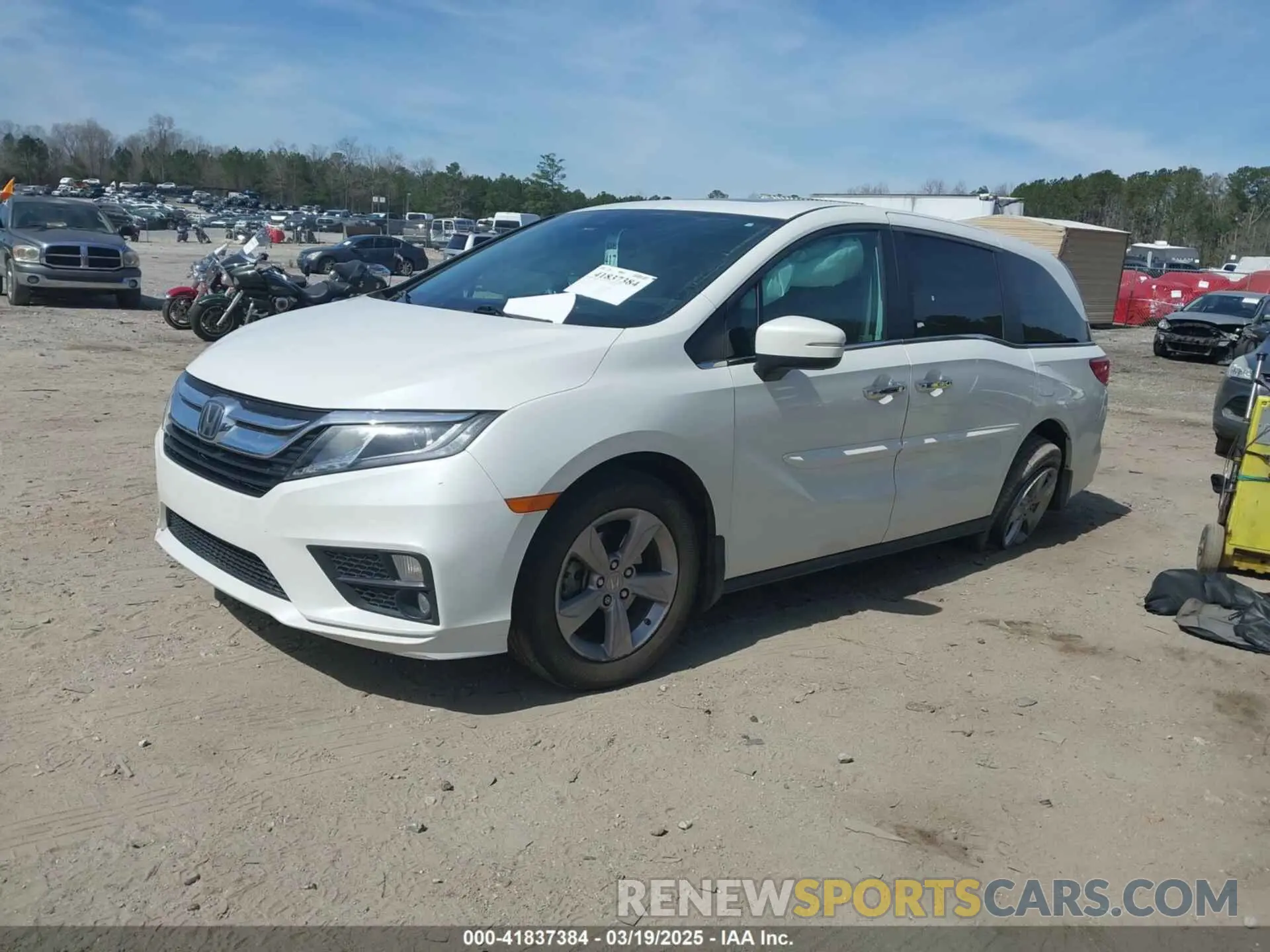 2 fotografías del automóvil dañado 5FNRL6H7XLB023567 HONDA ODYSSEY 2020