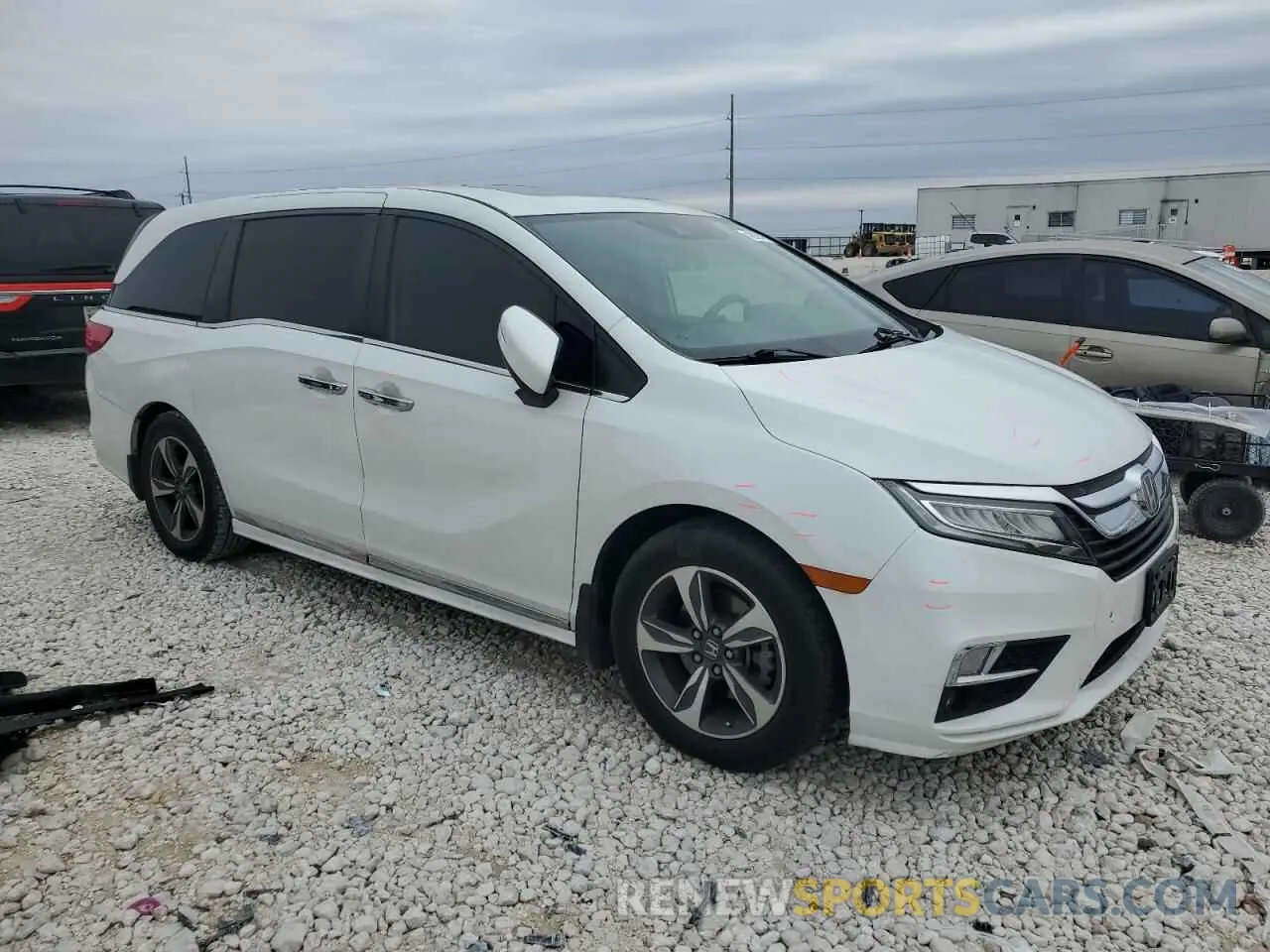 4 fotografías del automóvil dañado 5FNRL6H88LB014164 HONDA ODYSSEY 2020