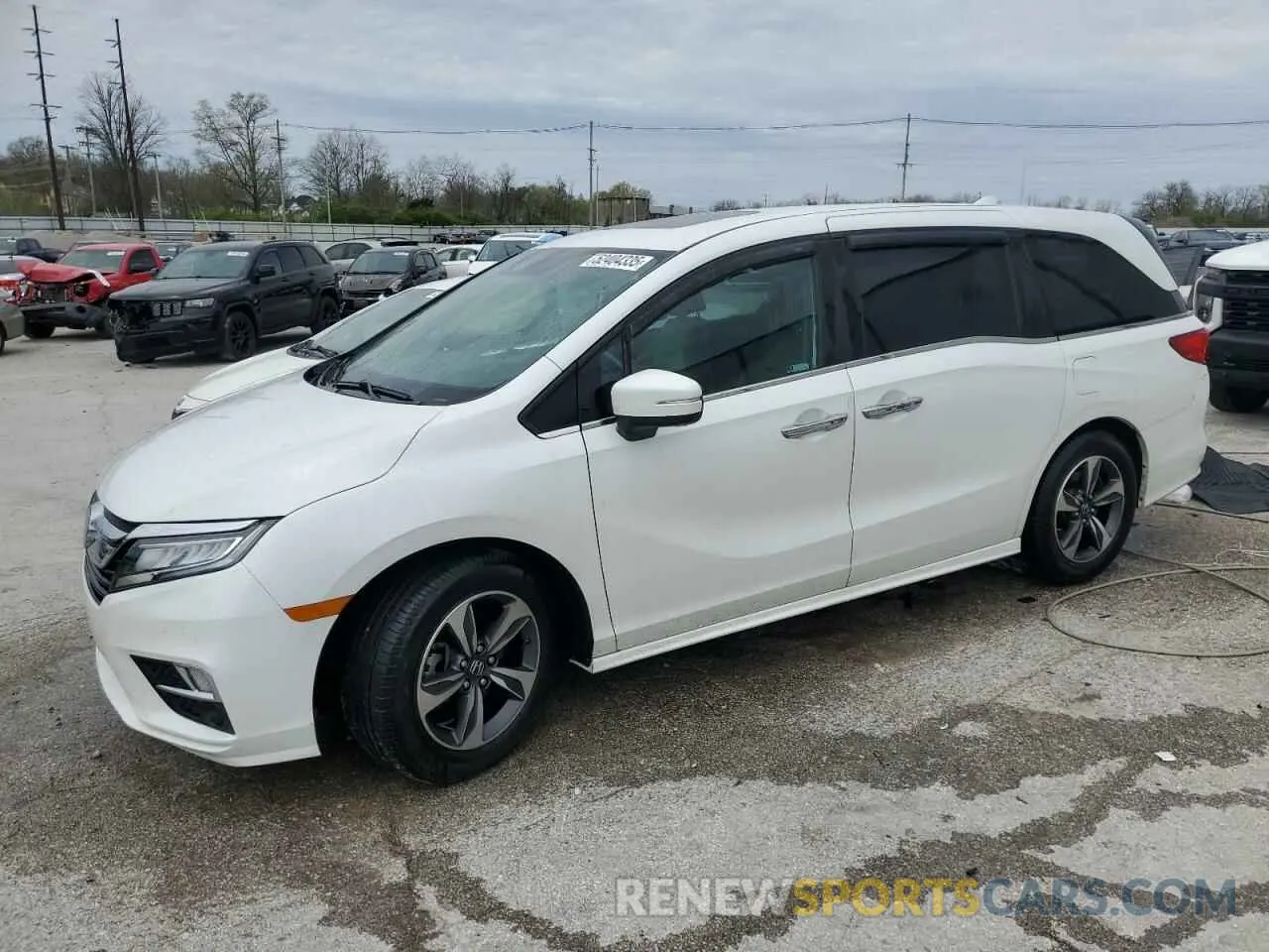 1 fotografías del automóvil dañado 5FNRL6H8XLB019365 HONDA ODYSSEY 2020
