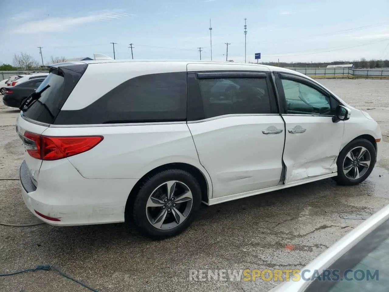 3 fotografías del automóvil dañado 5FNRL6H8XLB019365 HONDA ODYSSEY 2020