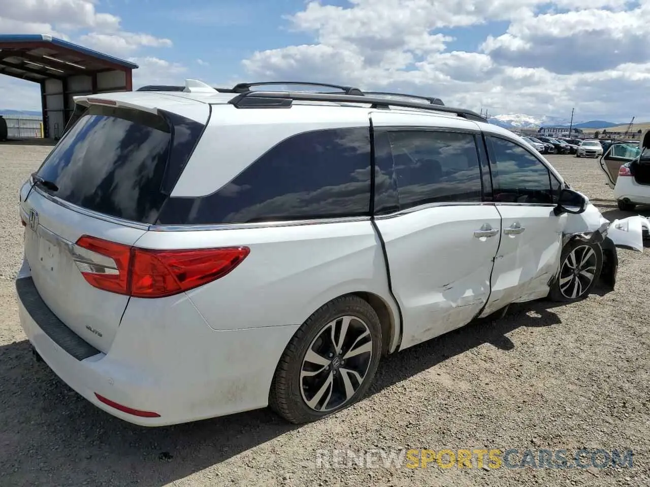 3 fotografías del automóvil dañado 5FNRL6H91LB015309 HONDA ODYSSEY 2020