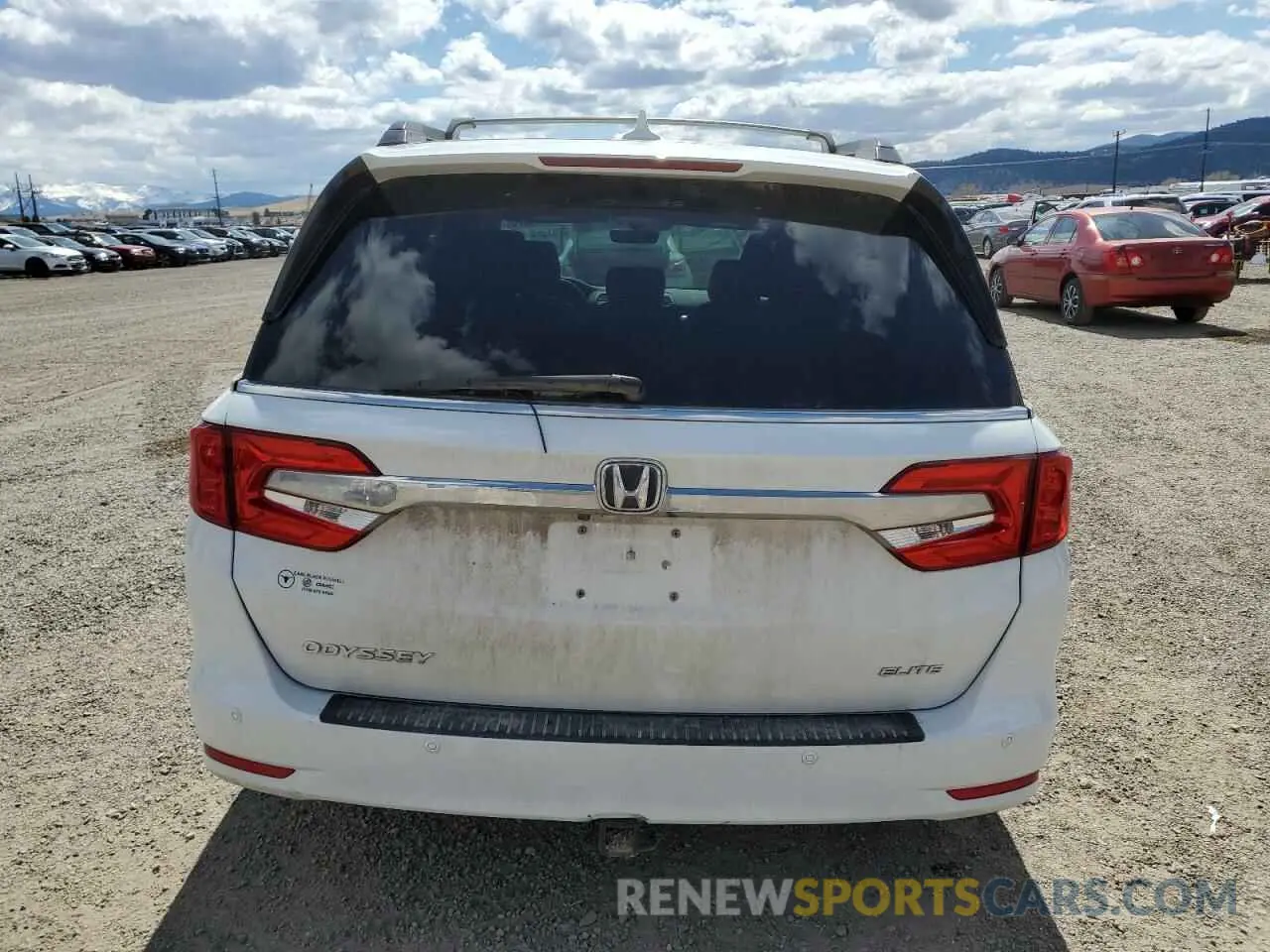 6 fotografías del automóvil dañado 5FNRL6H91LB015309 HONDA ODYSSEY 2020