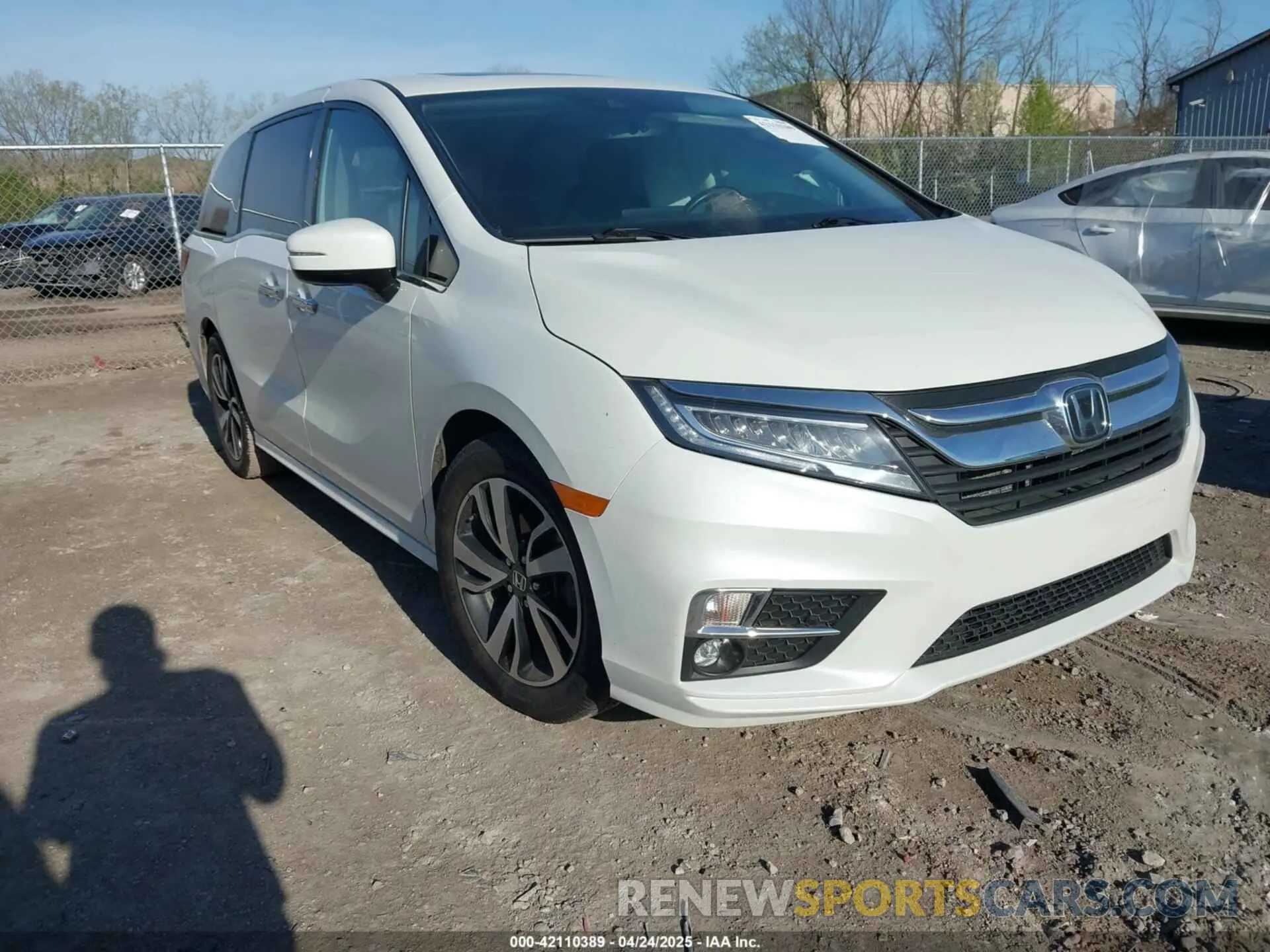 1 fotografías del automóvil dañado 5FNRL6H92LB014671 HONDA ODYSSEY 2020
