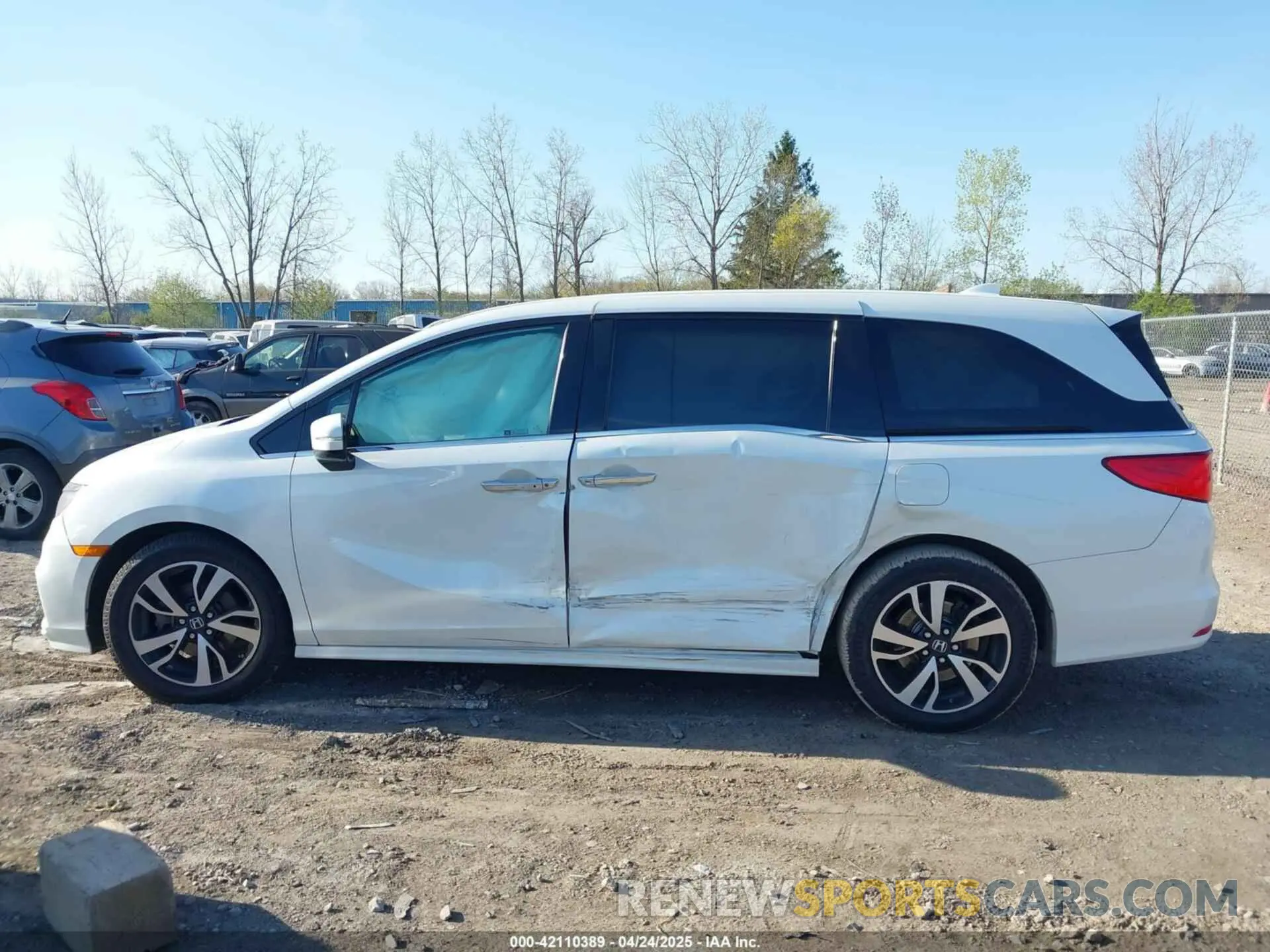 14 fotografías del automóvil dañado 5FNRL6H92LB014671 HONDA ODYSSEY 2020