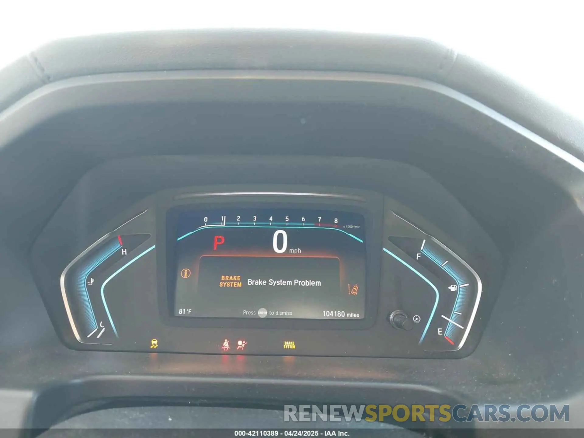 15 fotografías del automóvil dañado 5FNRL6H92LB014671 HONDA ODYSSEY 2020
