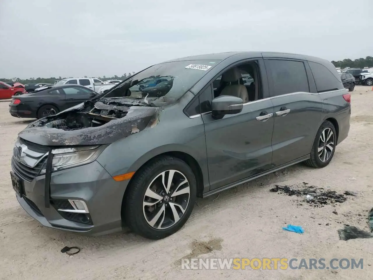 1 fotografías del automóvil dañado 5FNRL6H94LB041466 HONDA ODYSSEY 2020
