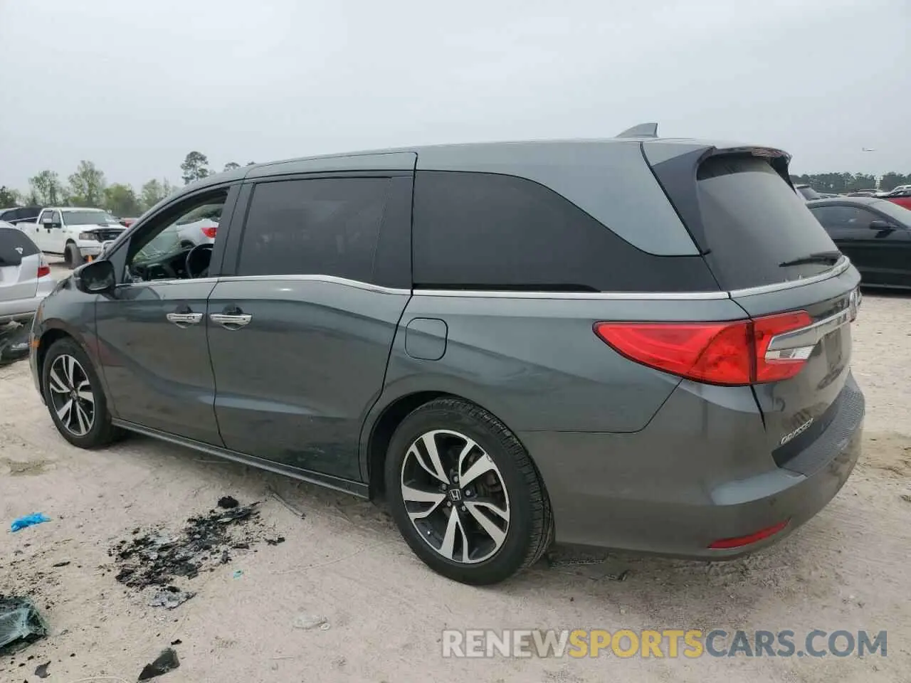 2 fotografías del automóvil dañado 5FNRL6H94LB041466 HONDA ODYSSEY 2020
