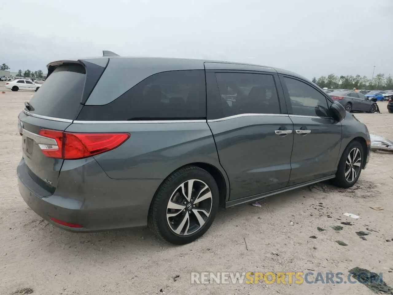 3 fotografías del automóvil dañado 5FNRL6H94LB041466 HONDA ODYSSEY 2020