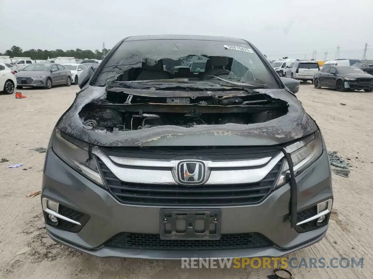 5 fotografías del automóvil dañado 5FNRL6H94LB041466 HONDA ODYSSEY 2020