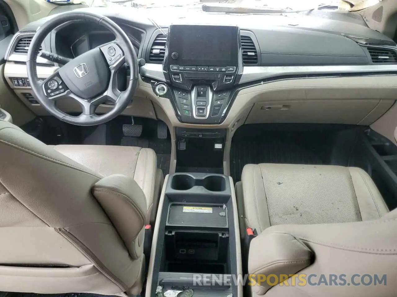 8 fotografías del automóvil dañado 5FNRL6H94LB041466 HONDA ODYSSEY 2020