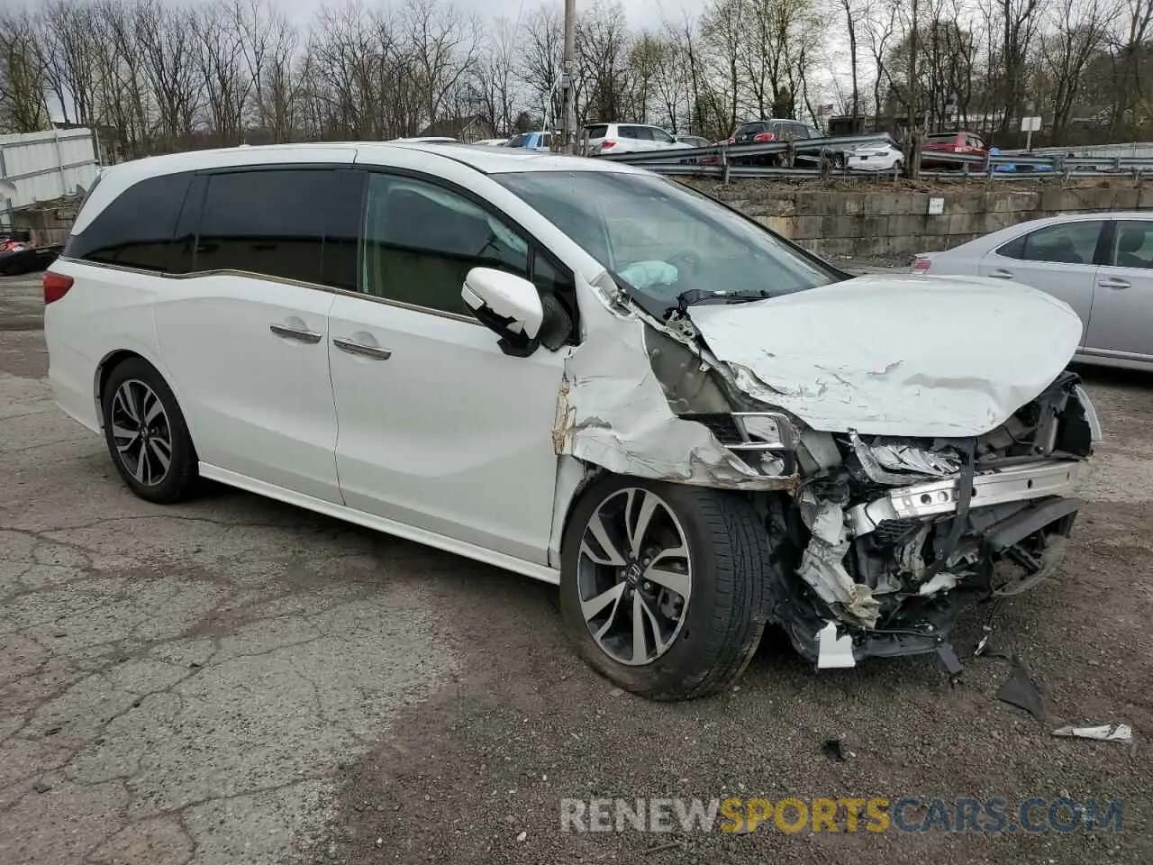4 fotografías del automóvil dañado 5FNRL6H95LB035854 HONDA ODYSSEY 2020