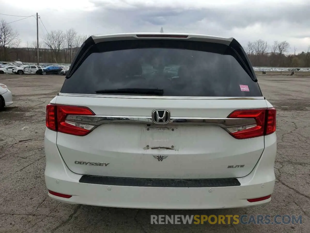 6 fotografías del automóvil dañado 5FNRL6H95LB035854 HONDA ODYSSEY 2020