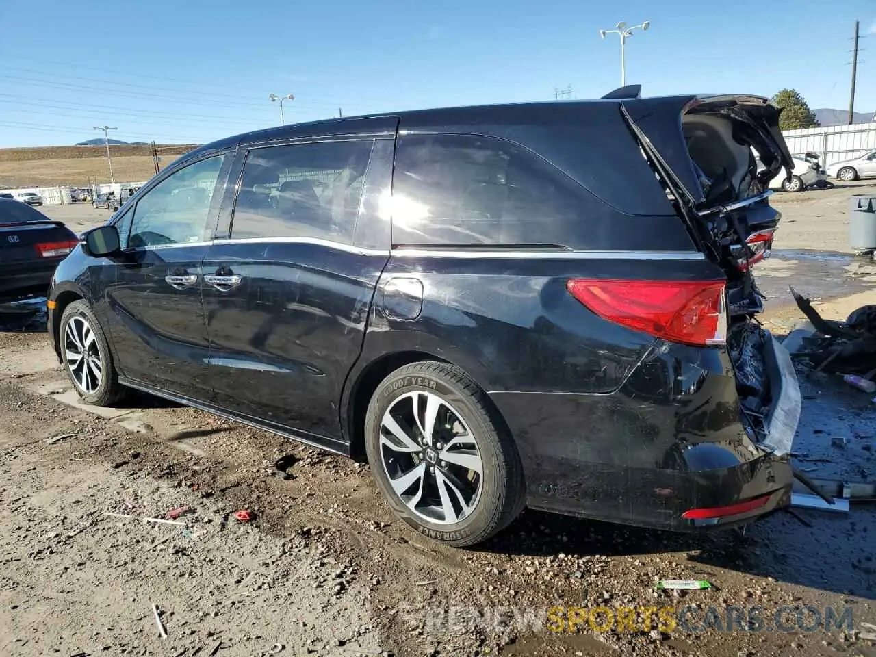 2 fotografías del automóvil dañado 5FNRL6H97LB002323 HONDA ODYSSEY 2020