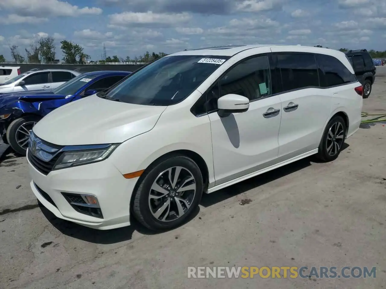 1 fotografías del automóvil dañado 5FNRL6H99LB063690 HONDA ODYSSEY 2020