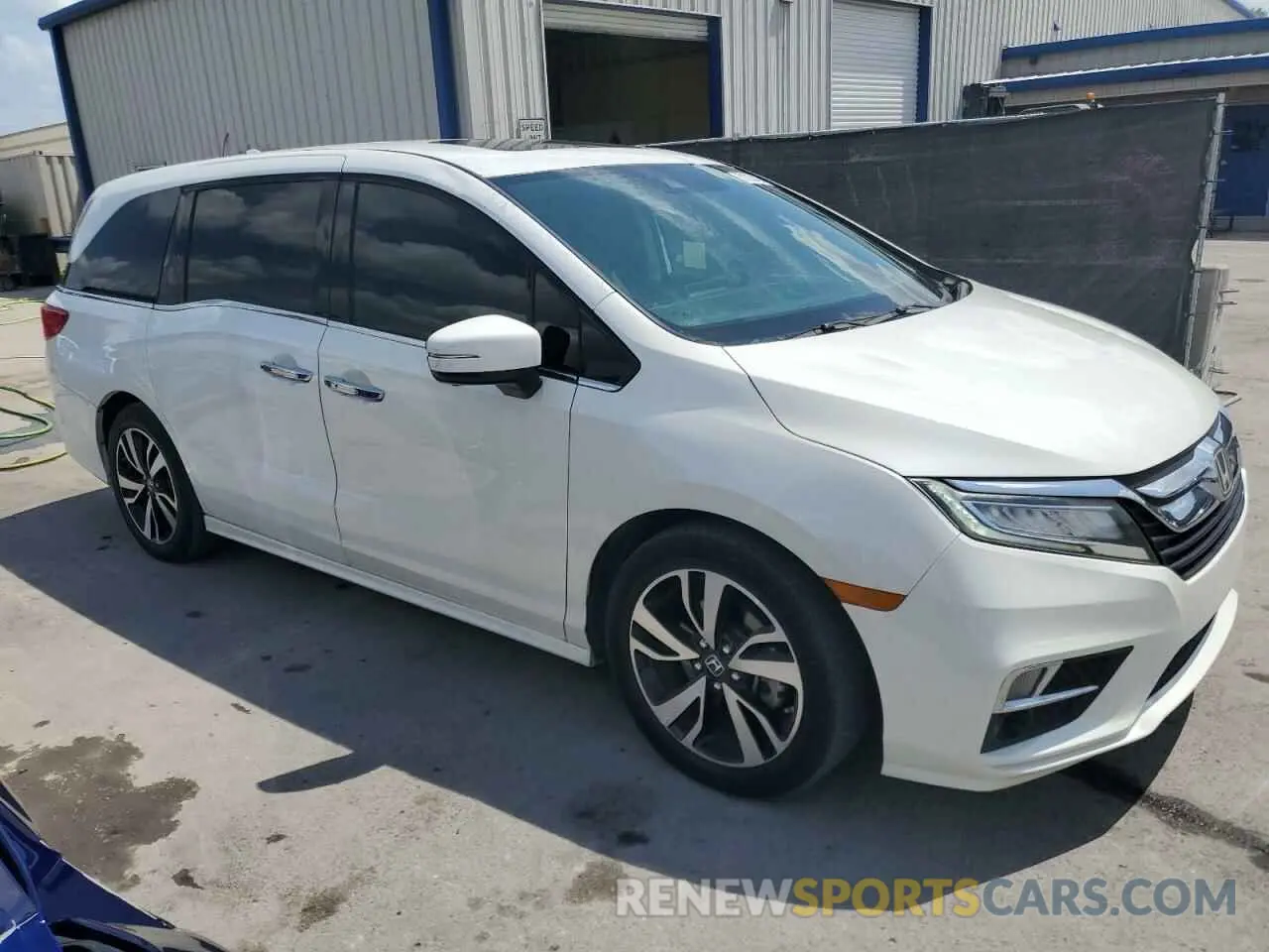 4 fotografías del automóvil dañado 5FNRL6H99LB063690 HONDA ODYSSEY 2020