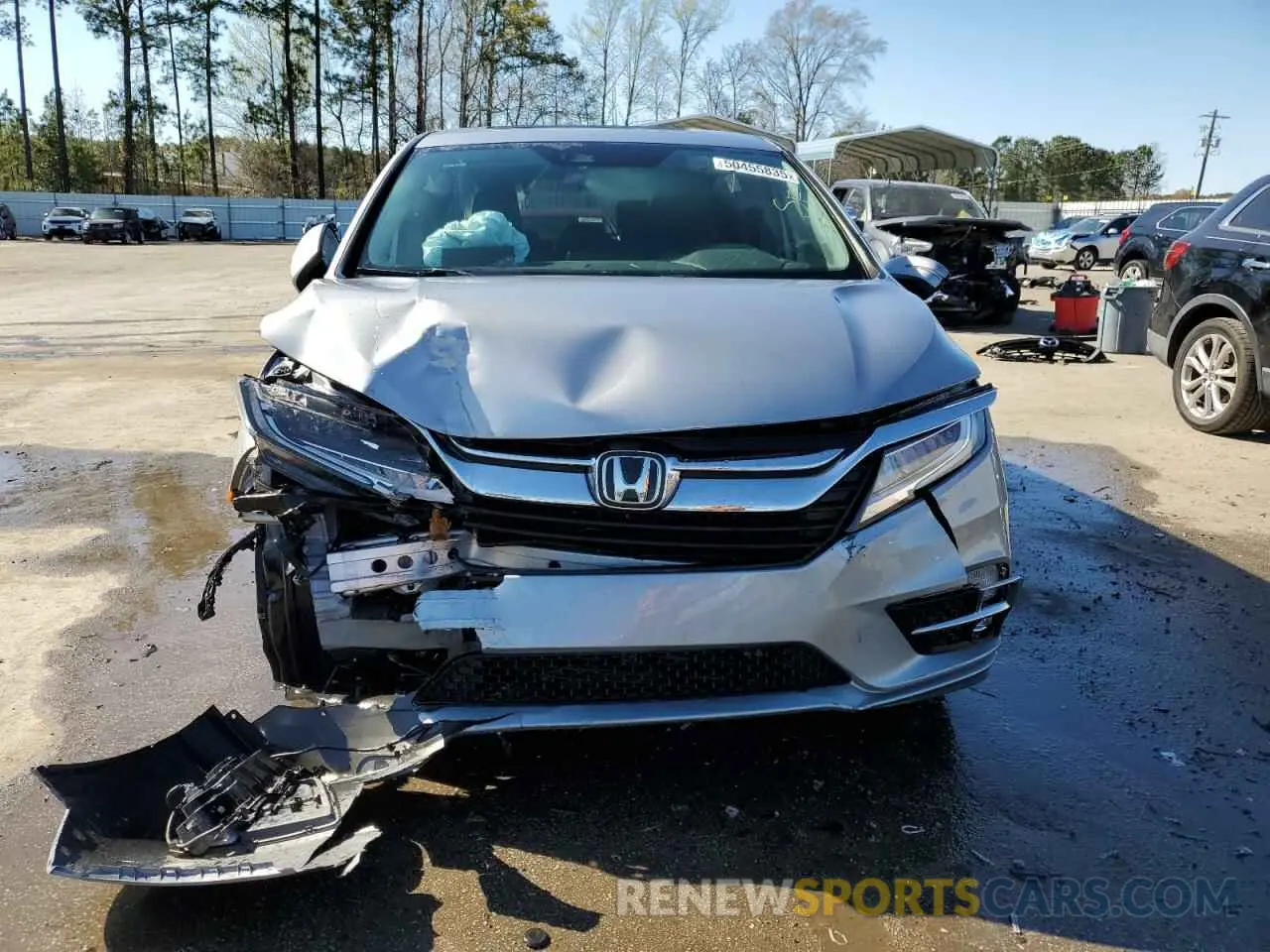 5 fotografías del automóvil dañado 5FNRL6H9XLB025899 HONDA ODYSSEY 2020