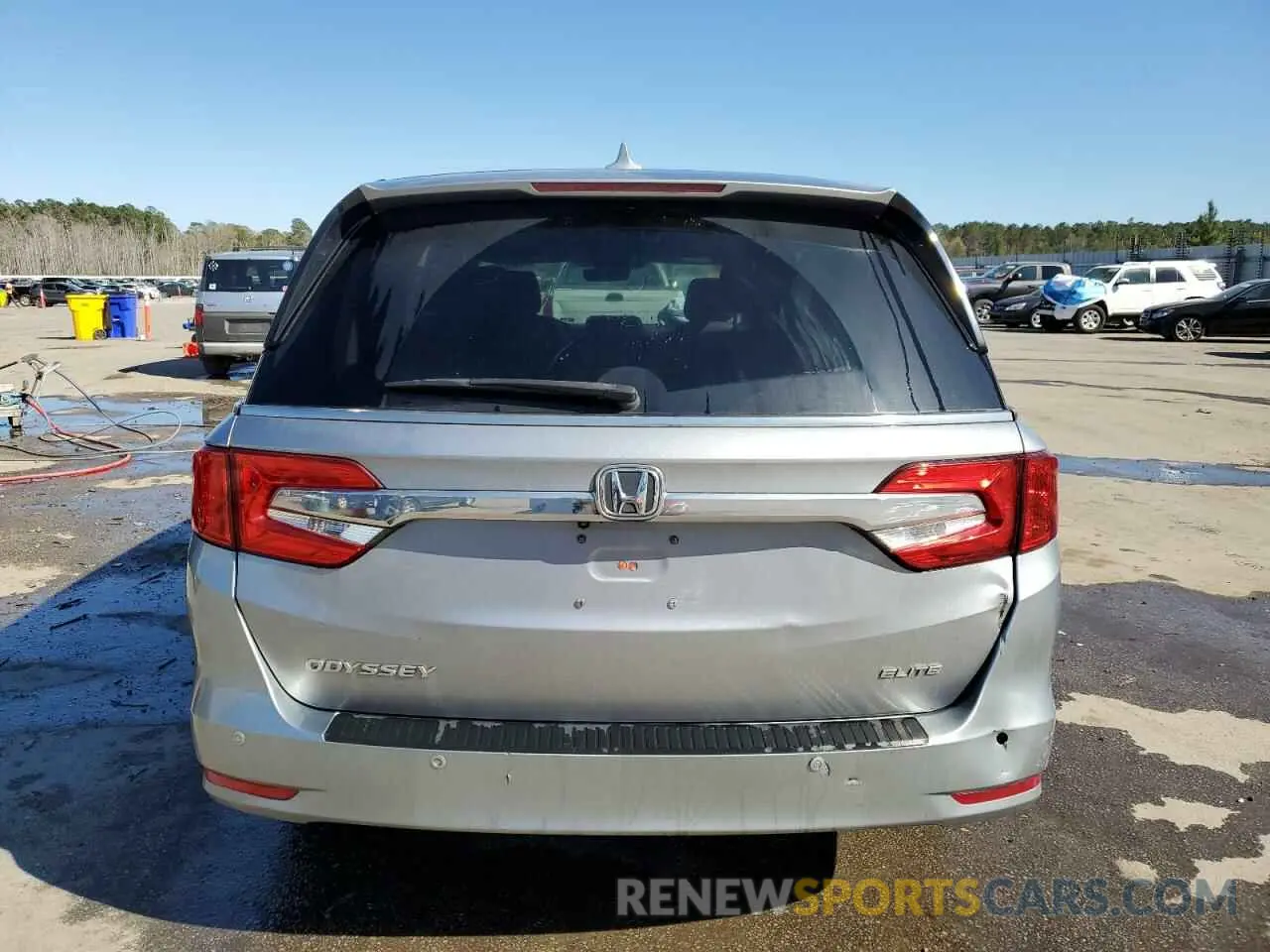 6 fotografías del automóvil dañado 5FNRL6H9XLB025899 HONDA ODYSSEY 2020