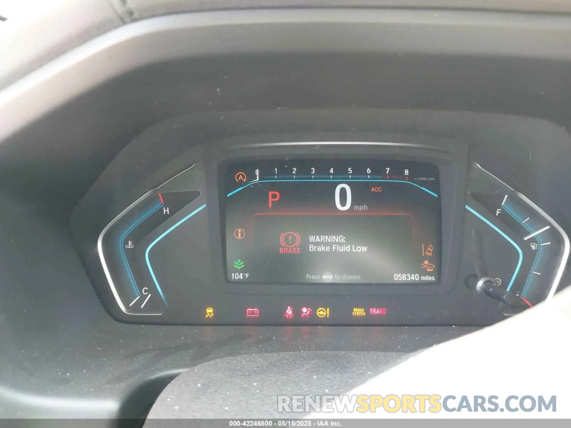 7 fotografías del automóvil dañado 5FNRL6H9XLB040967 HONDA ODYSSEY 2020