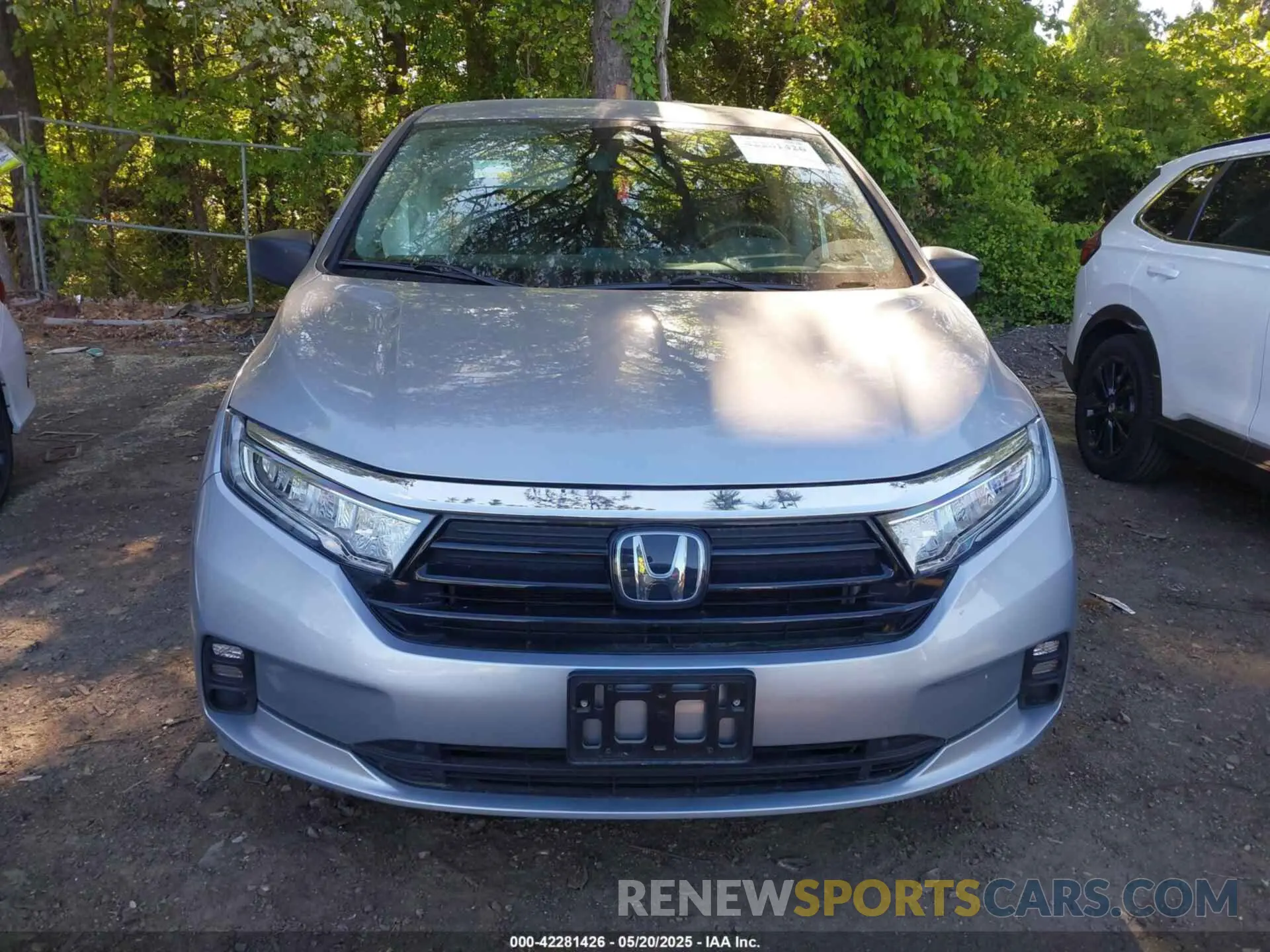 12 fotografías del automóvil dañado 5FNRL6H27MB019210 HONDA ODYSSEY 2021