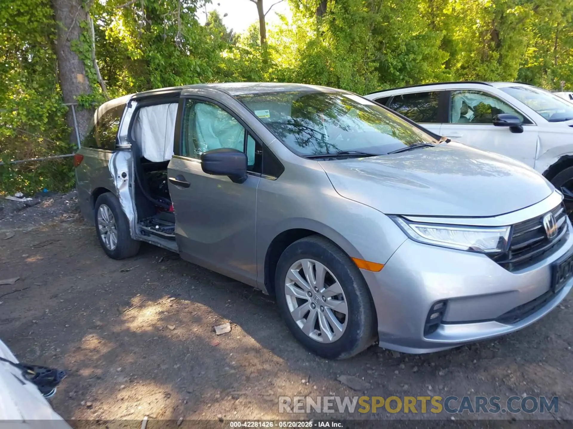 13 fotografías del automóvil dañado 5FNRL6H27MB019210 HONDA ODYSSEY 2021