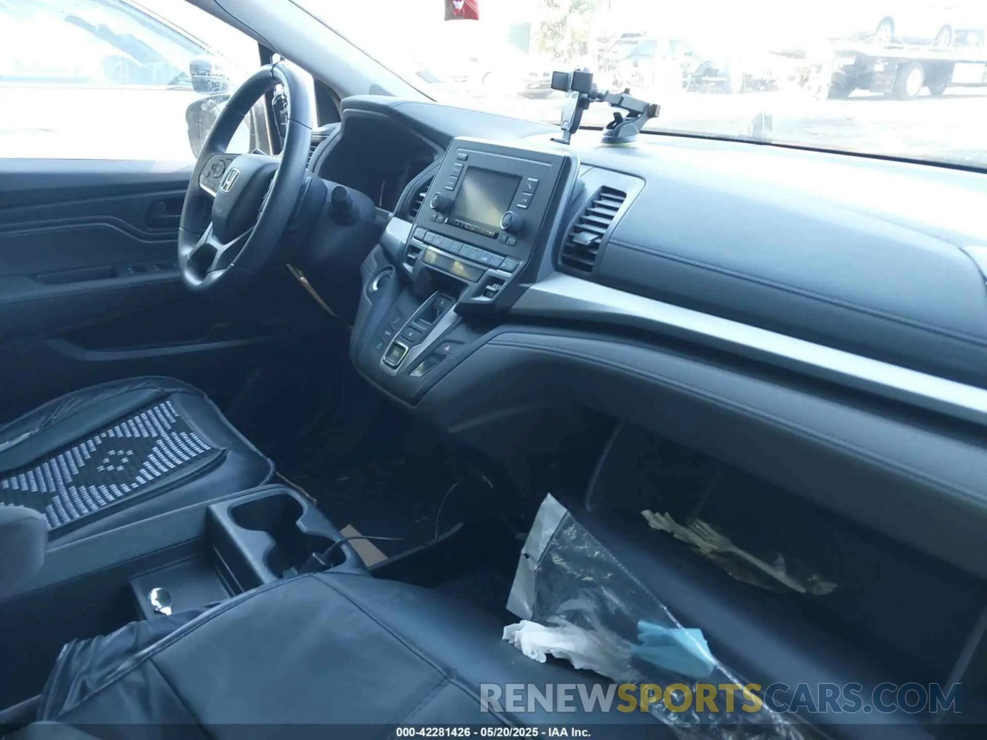 5 fotografías del automóvil dañado 5FNRL6H27MB019210 HONDA ODYSSEY 2021