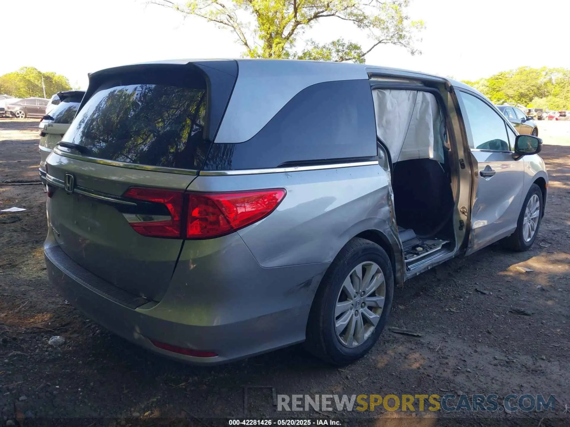 6 fotografías del automóvil dañado 5FNRL6H27MB019210 HONDA ODYSSEY 2021