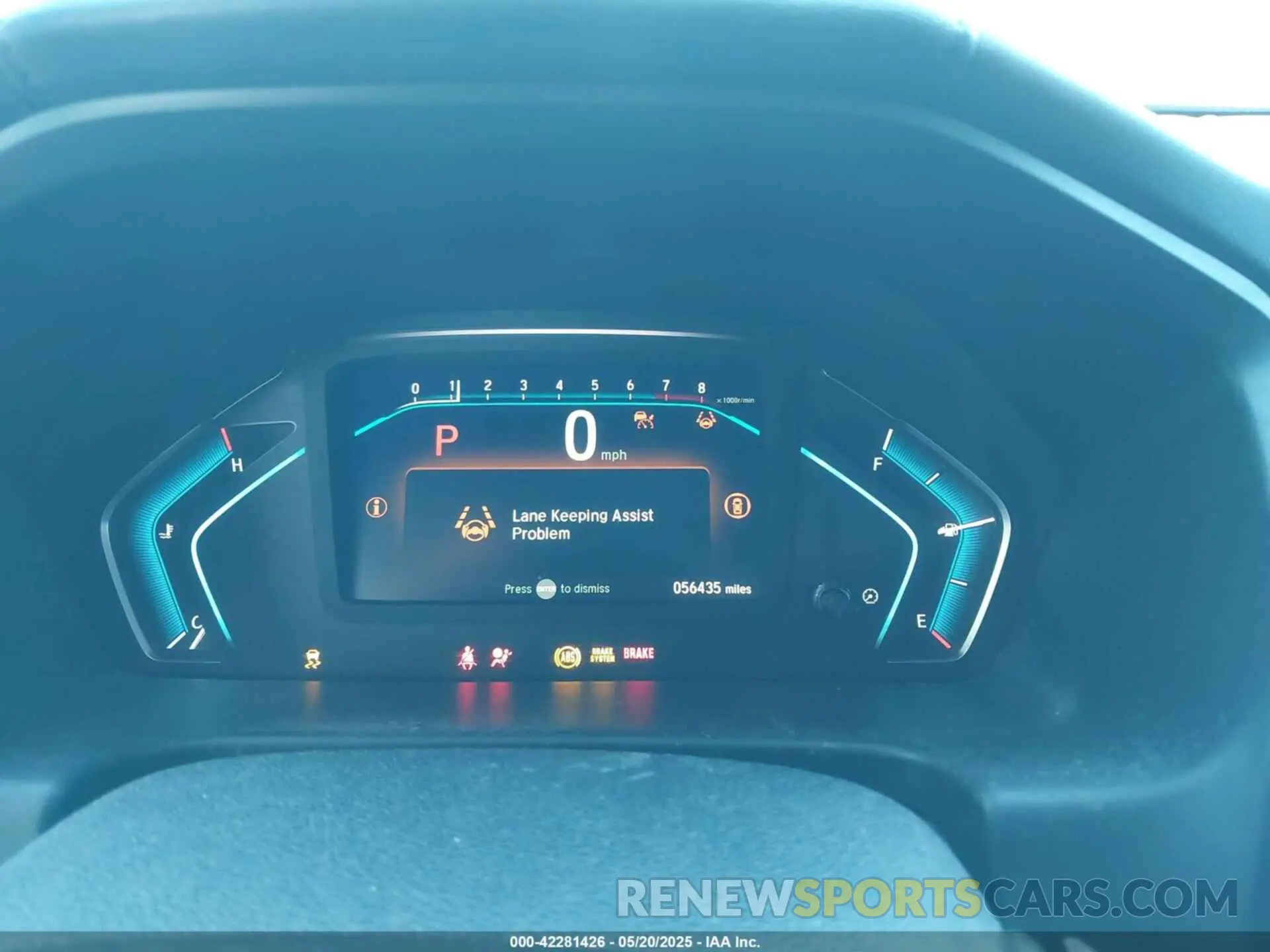 7 fotografías del automóvil dañado 5FNRL6H27MB019210 HONDA ODYSSEY 2021