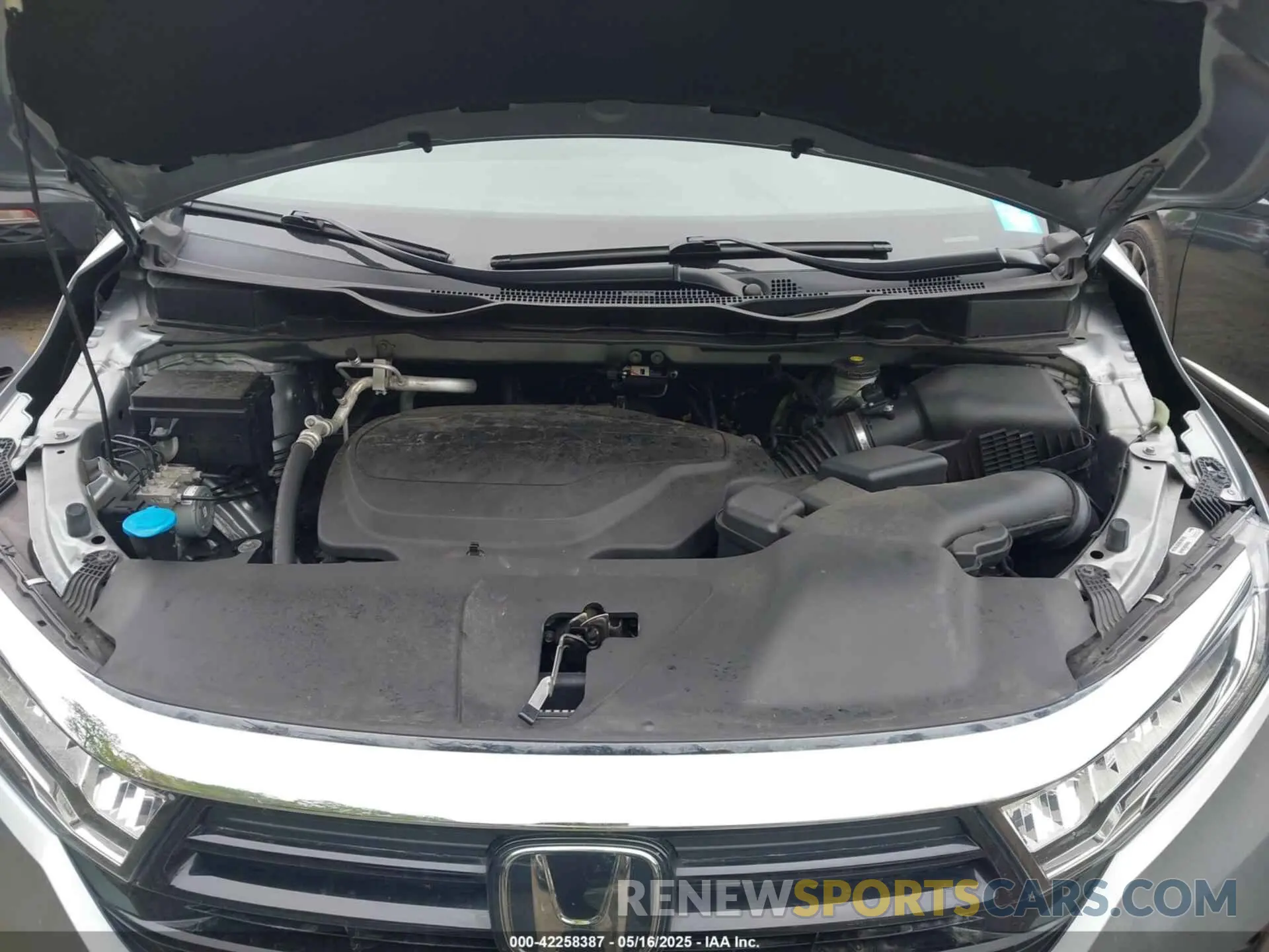10 fotografías del automóvil dañado 5FNRL6H50MB016840 HONDA ODYSSEY 2021