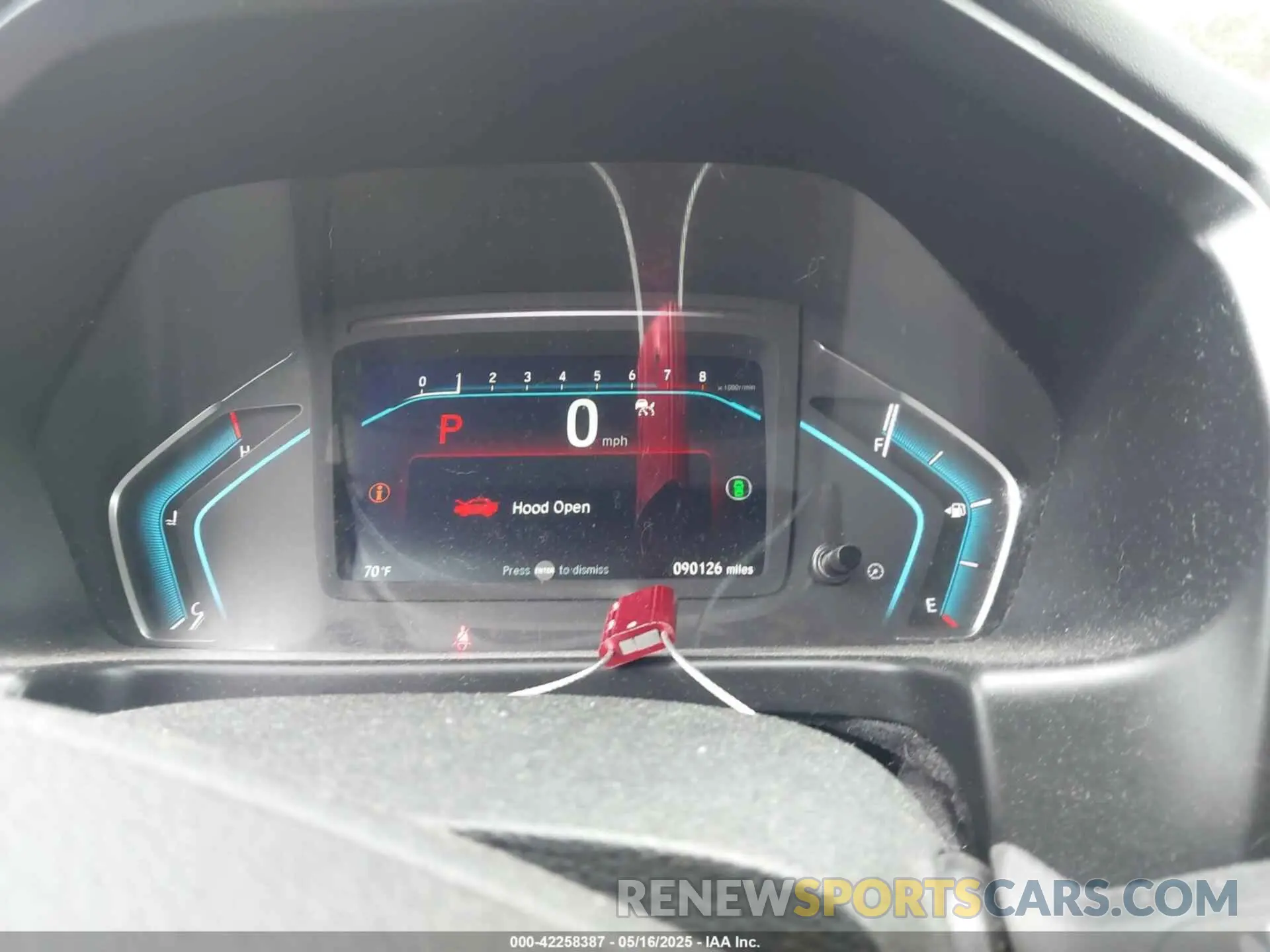 7 fotografías del automóvil dañado 5FNRL6H50MB016840 HONDA ODYSSEY 2021