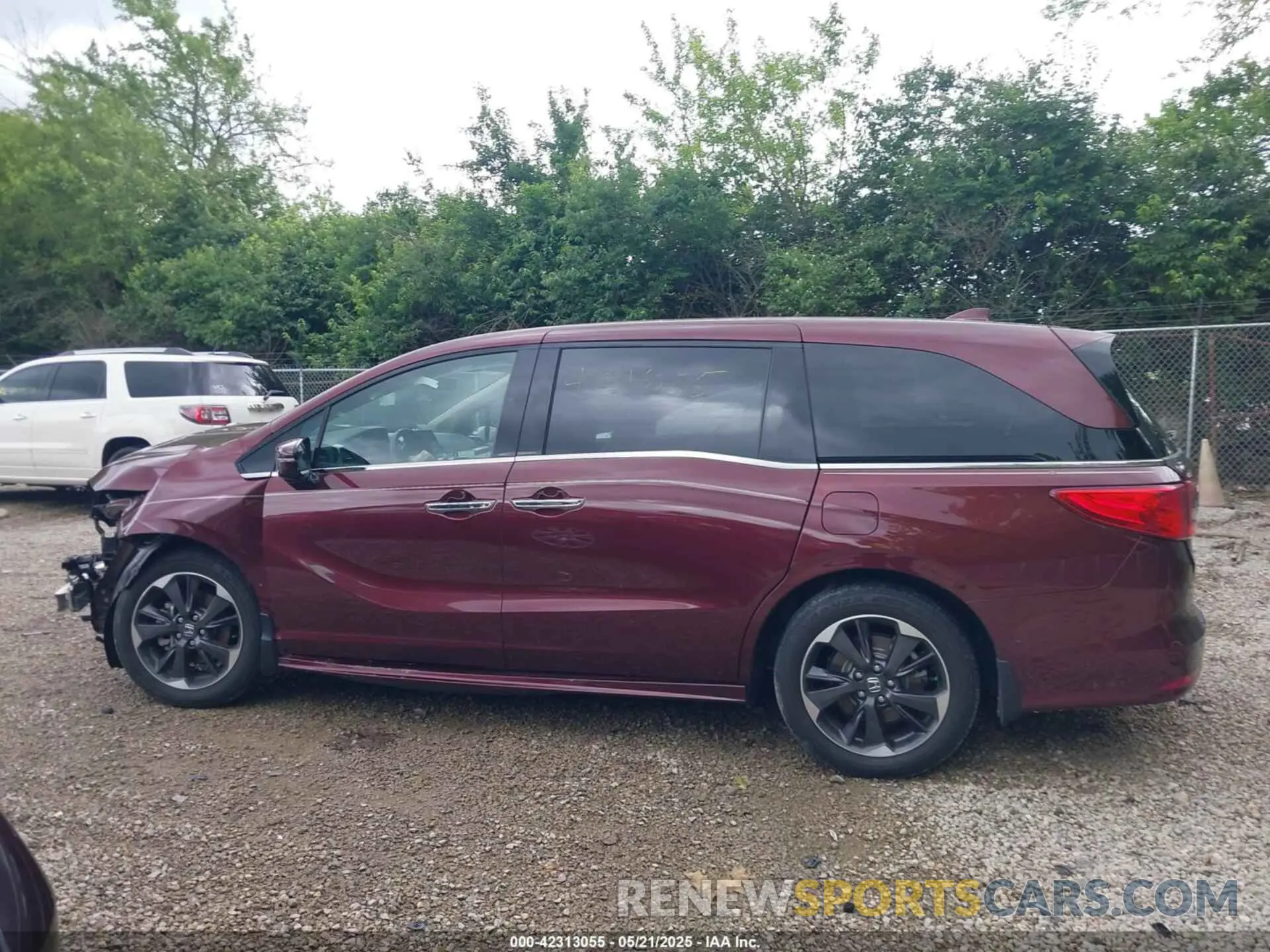 15 fotografías del automóvil dañado 5FNRL6H52MB003703 HONDA ODYSSEY 2021