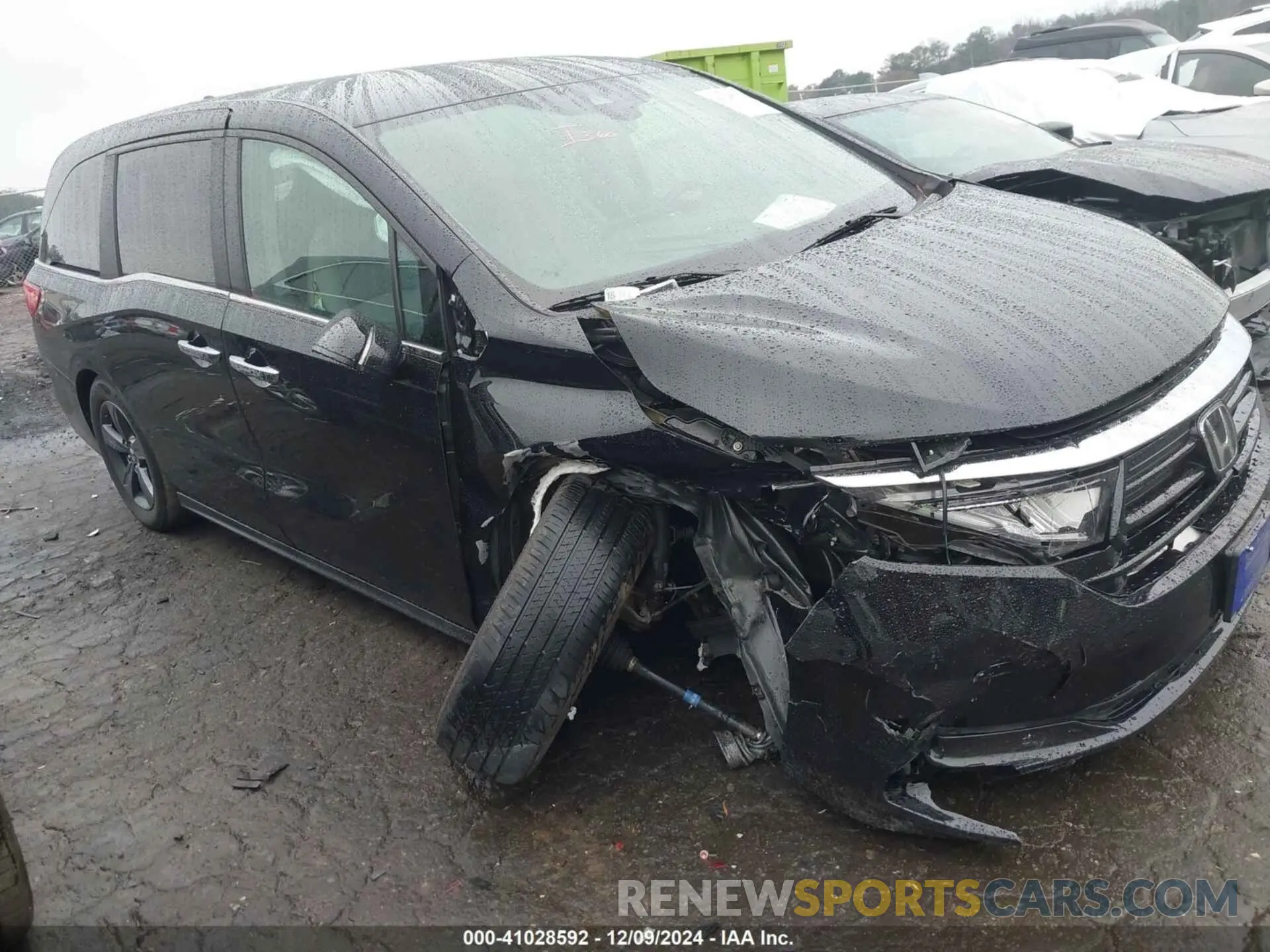 1 fotografías del automóvil dañado 5FNRL6H53MB010305 HONDA ODYSSEY 2021