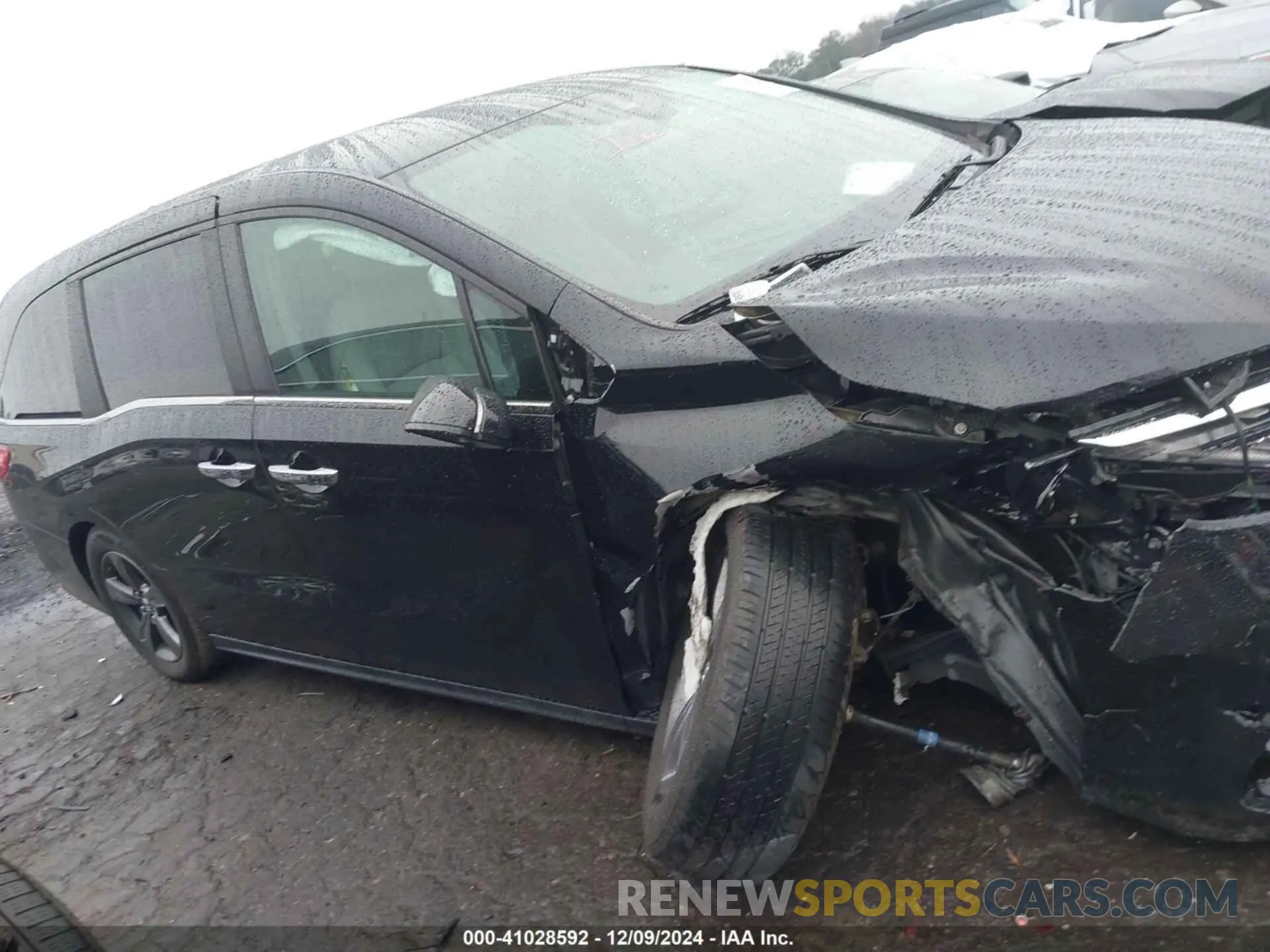 13 fotografías del automóvil dañado 5FNRL6H53MB010305 HONDA ODYSSEY 2021