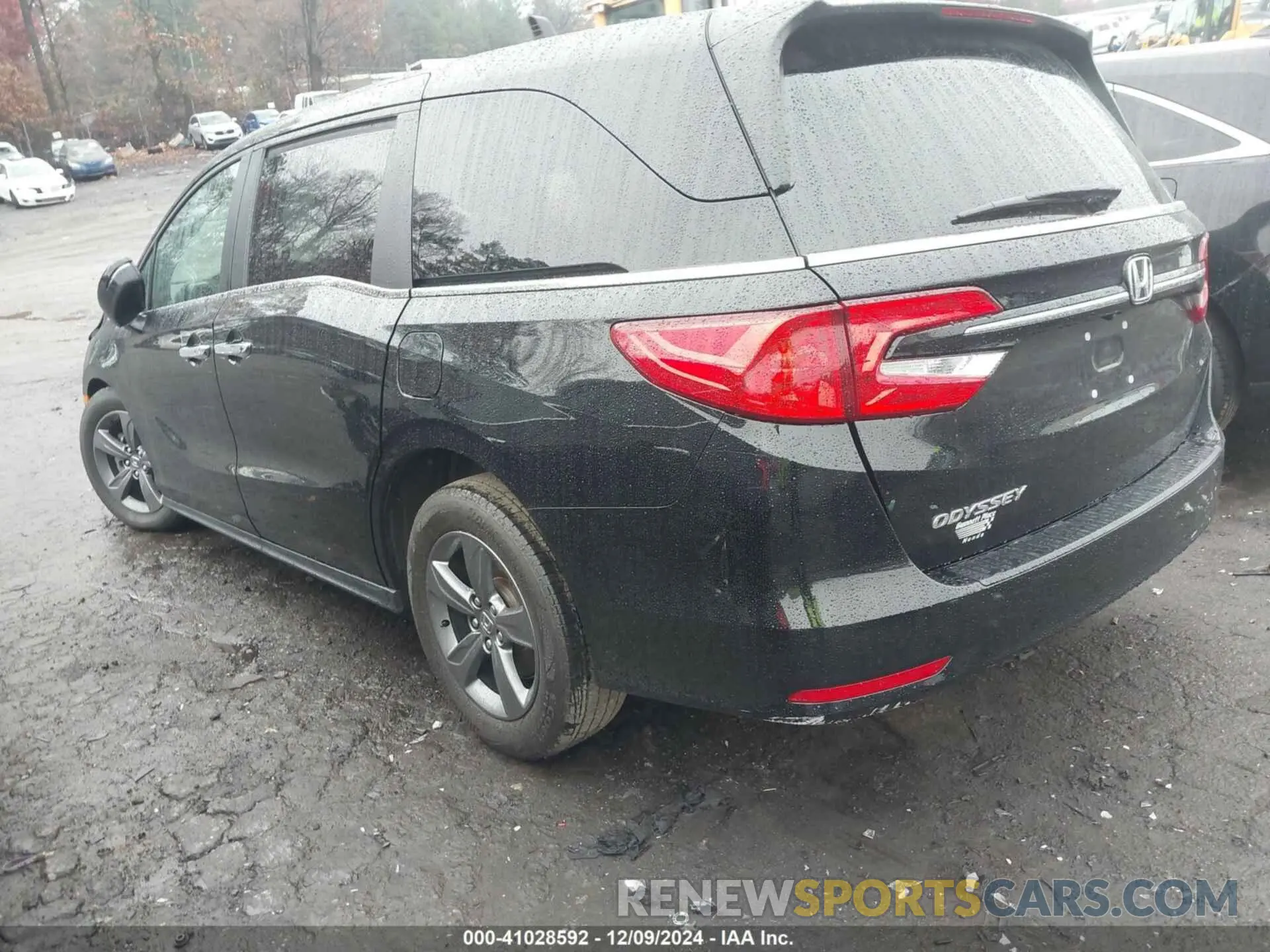 3 fotografías del automóvil dañado 5FNRL6H53MB010305 HONDA ODYSSEY 2021